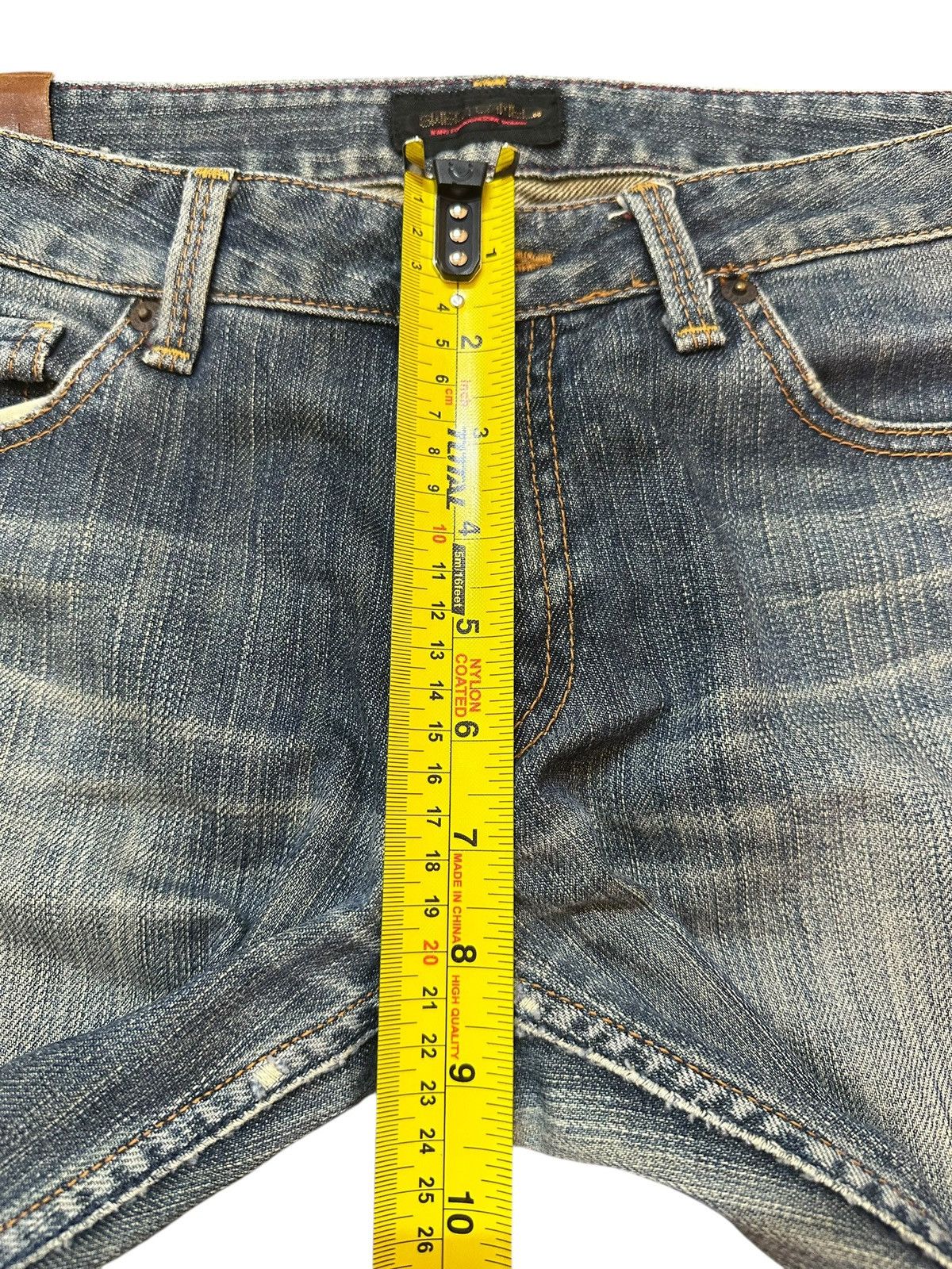 Japanese Brand Vintage Japanese Brand Blue Faded Wash Style Flare Wide Leg Size US 32 / EU 48 - 15 Thumbnail