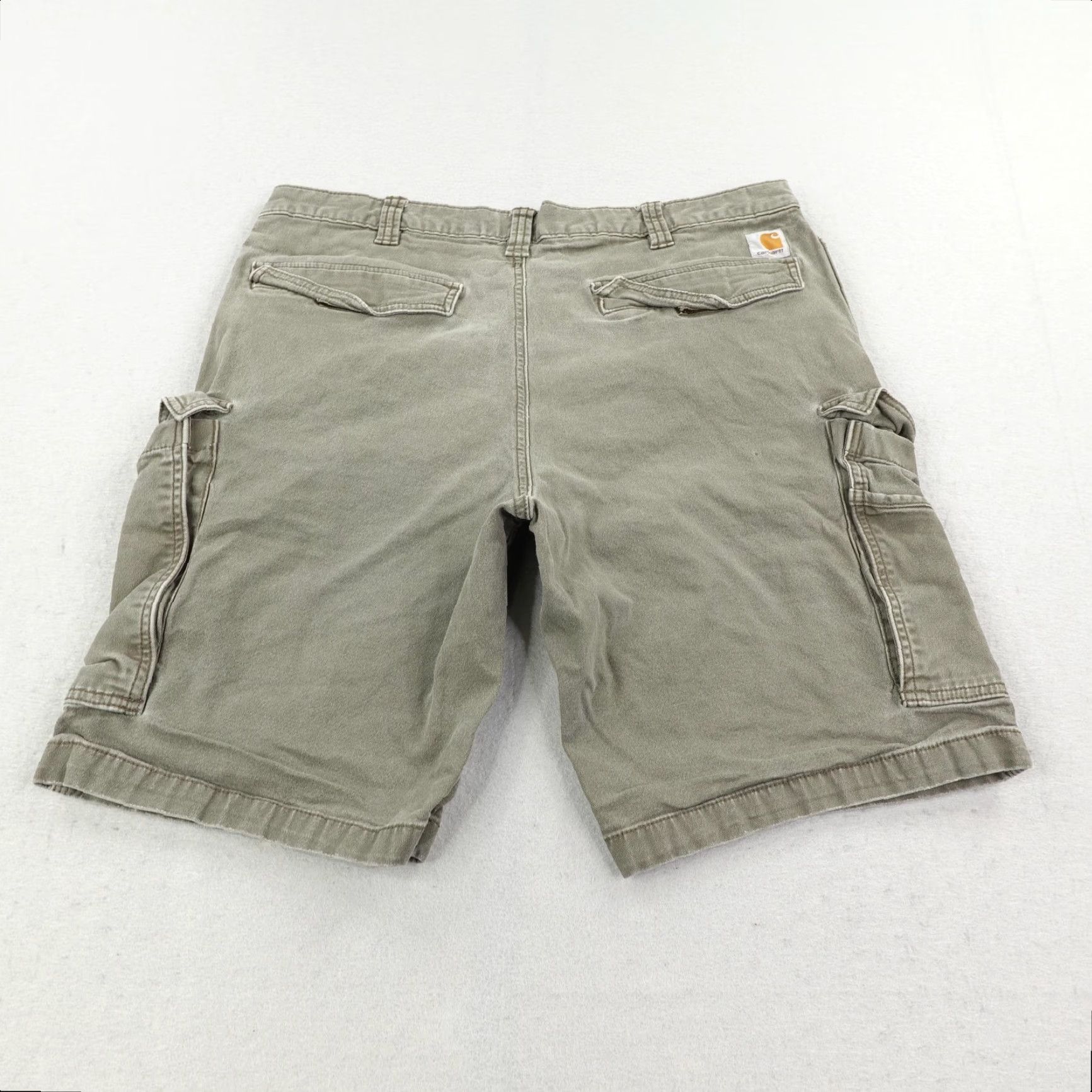 Carhartt Carhartt Cargo Shorts Men's 38 Green Relaxed Fit Canvas Workwear 10-inch Inseam Size US 38 / EU 54 - 5 Thumbnail