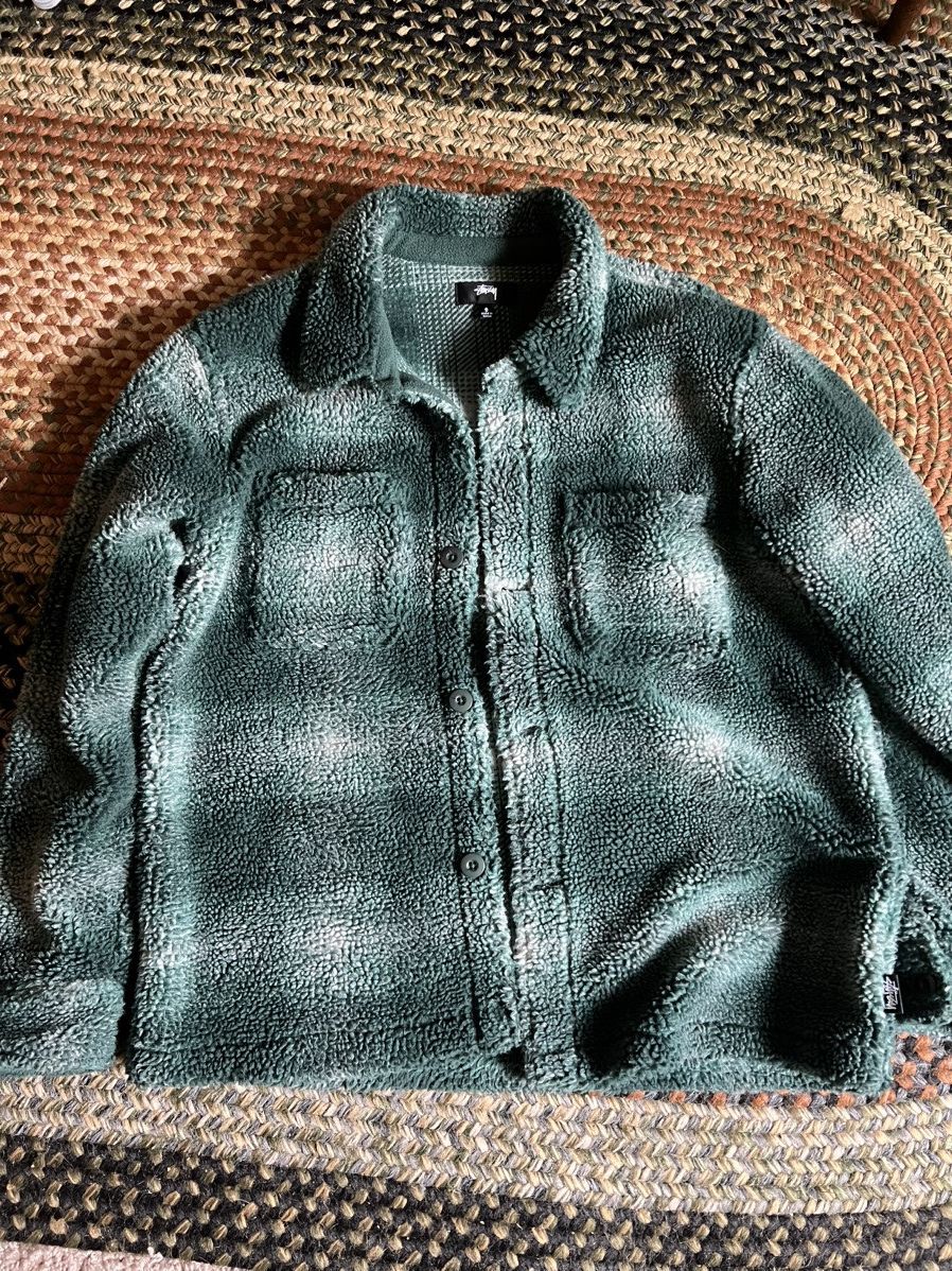 Stussy Stussy Plaid Sherpa Shirt Size US S / EU 44-46 / 1 - 1 Thumbnail