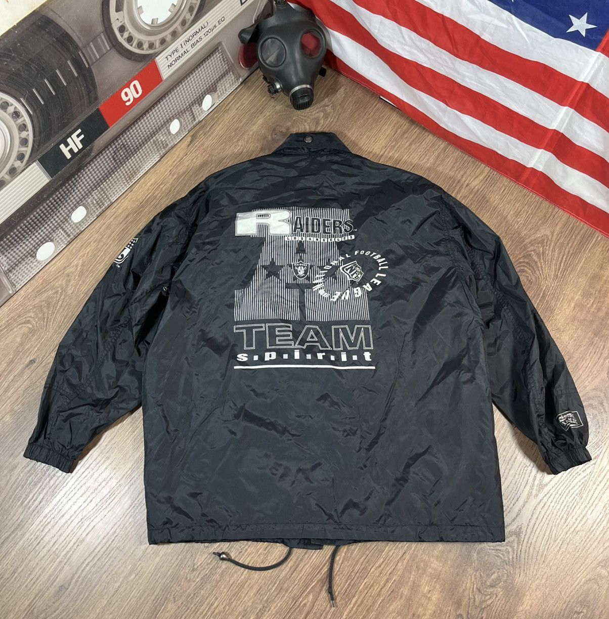 希少！90's NFL LOS ANGELS RAIDERS Vintage NFL Los Angels Raiders 90s Jacket