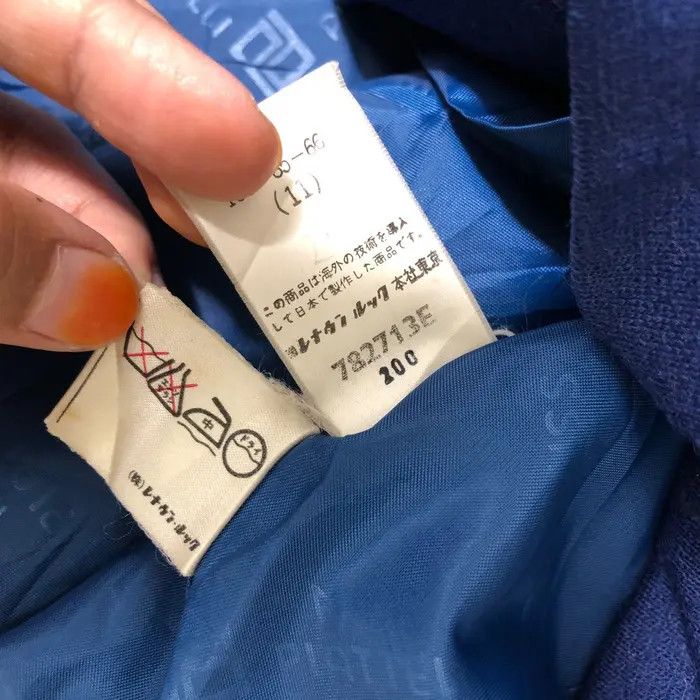 Vintage Vtg 90’ MISS PIATTELLI ROMA Blue Indigo Natural Dye Jacket Size M / US 6-8 / IT 42-44 - 7 Thumbnail