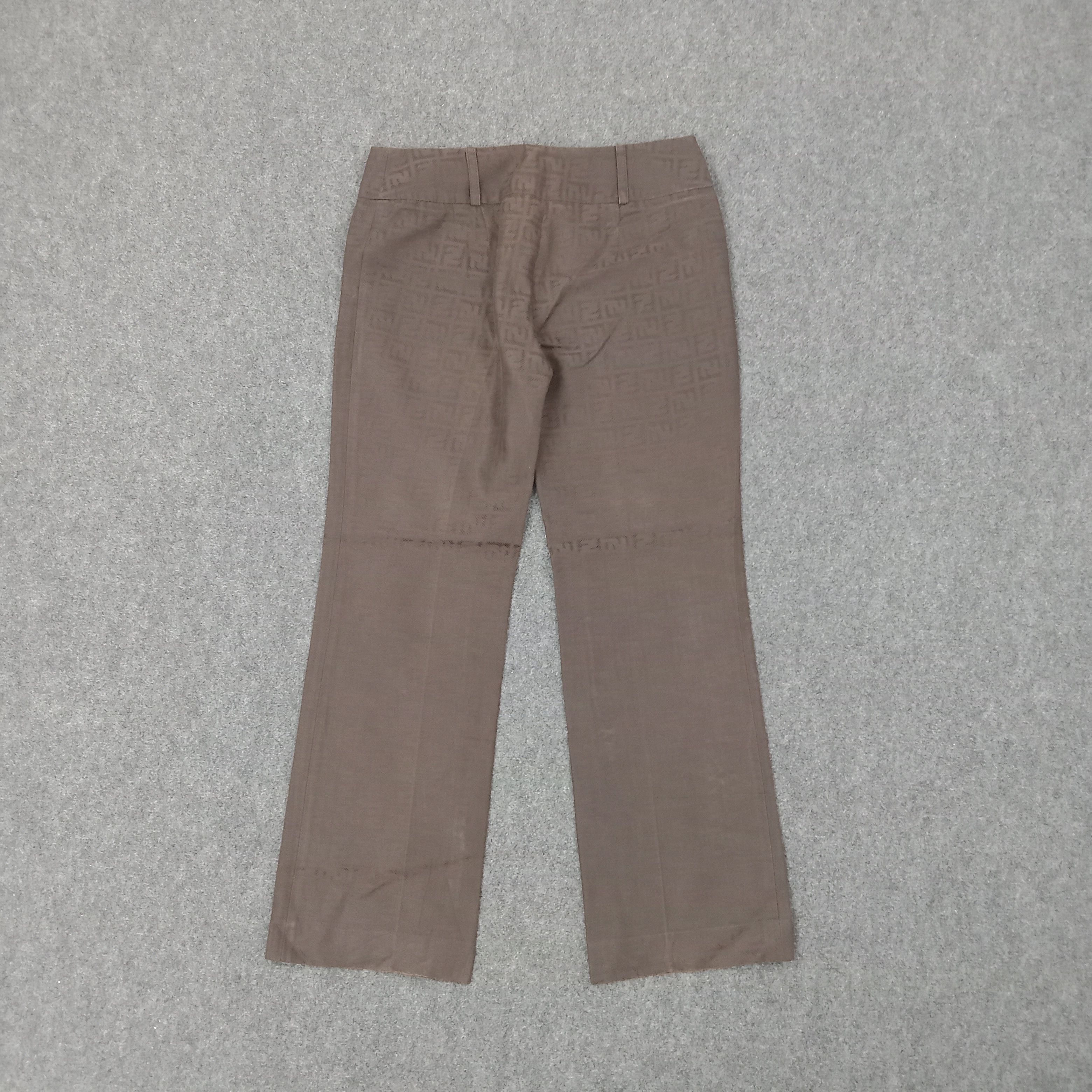 Fendi Fendi Monogram Luxury Trsouser Pants C258N27 Size US 28 / EU 44 - 1 Thumbnail