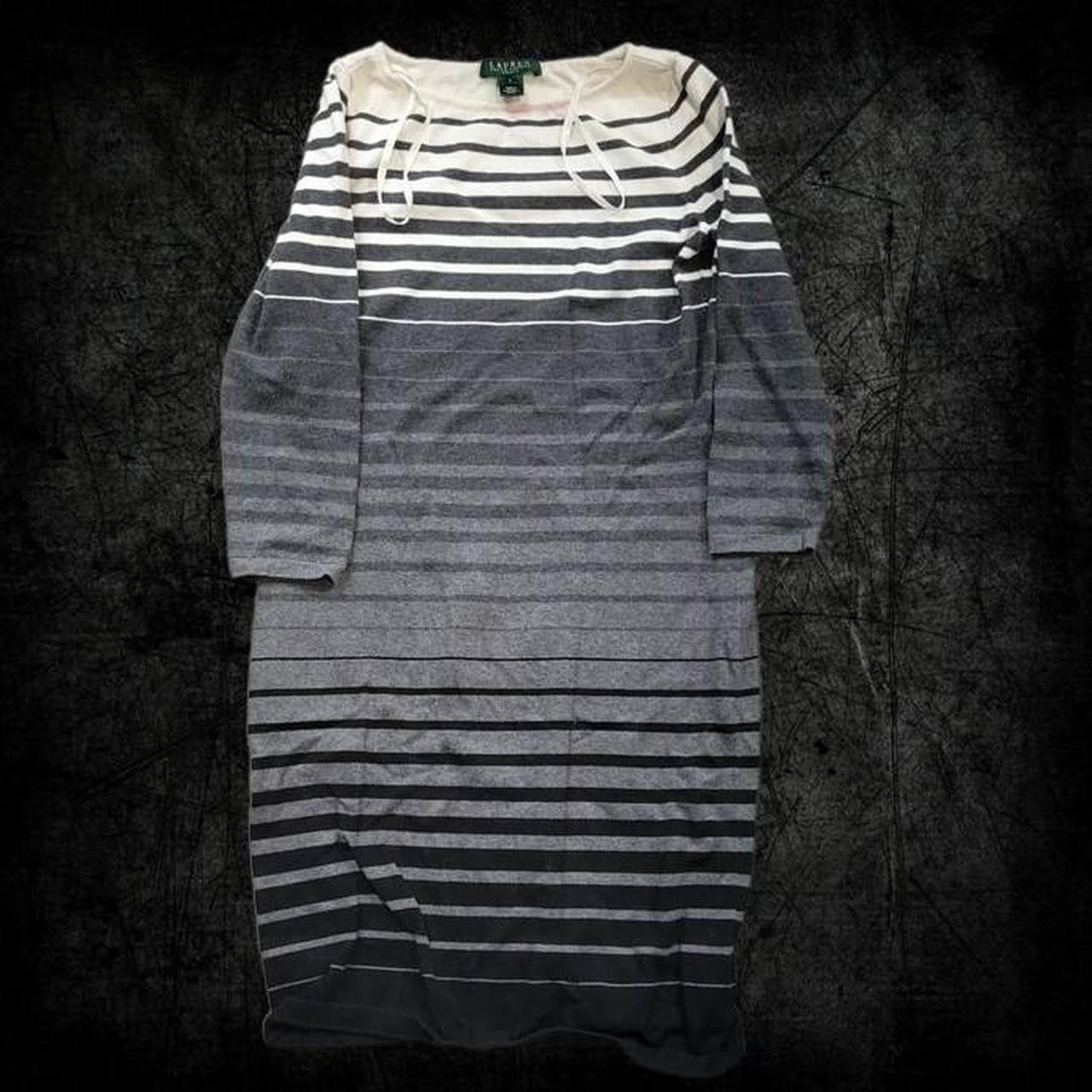 Ralph Lauren Ralph Lauren Women's Black and Grey Dress - Size S Size S / US 4 / IT 40 - 1 Thumbnail