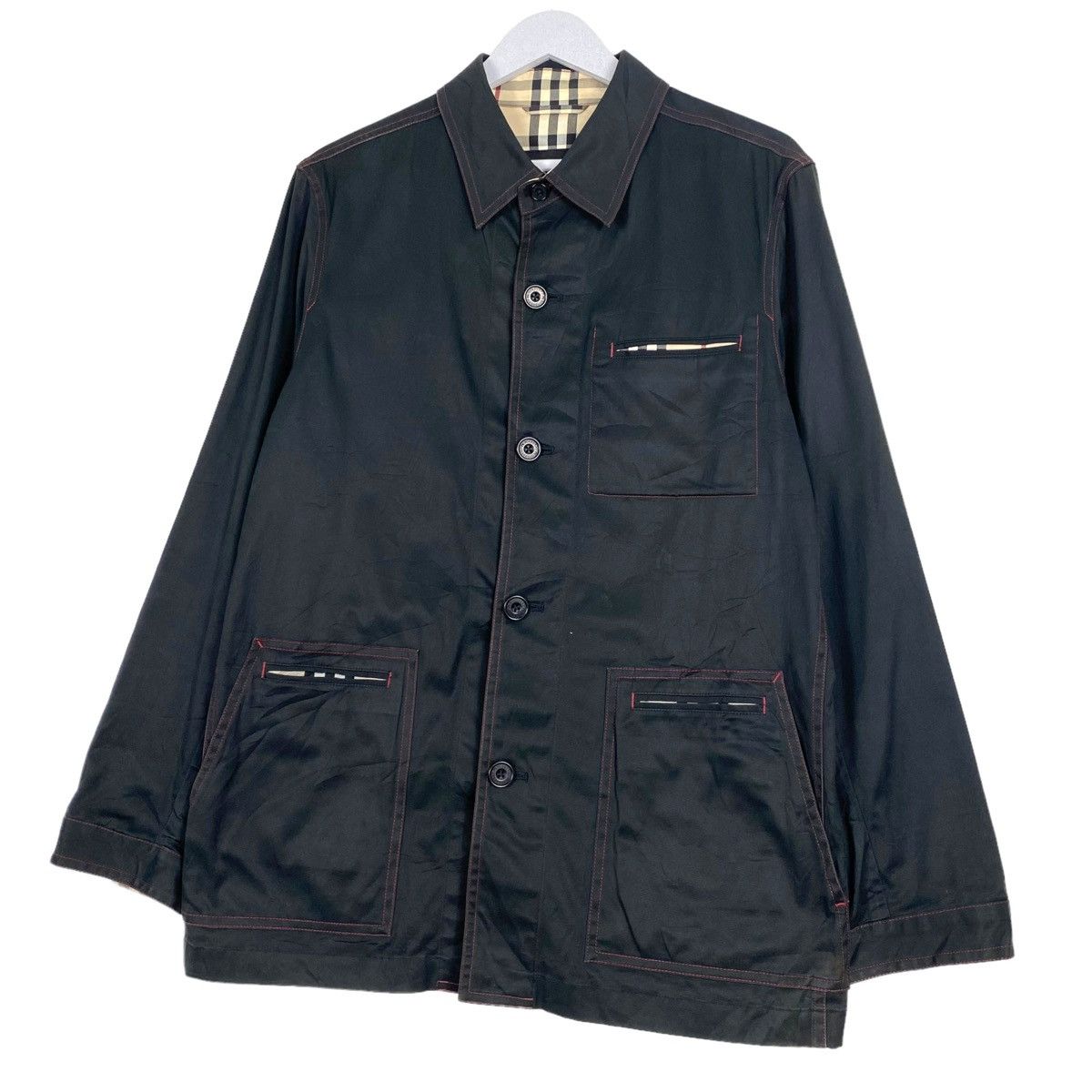 Burberry 💥BURBERRY BLACK LABEL CHORE WORKER LIGHT JACKET Size US M / EU 48-50 / 2 - 2 Thumbnail