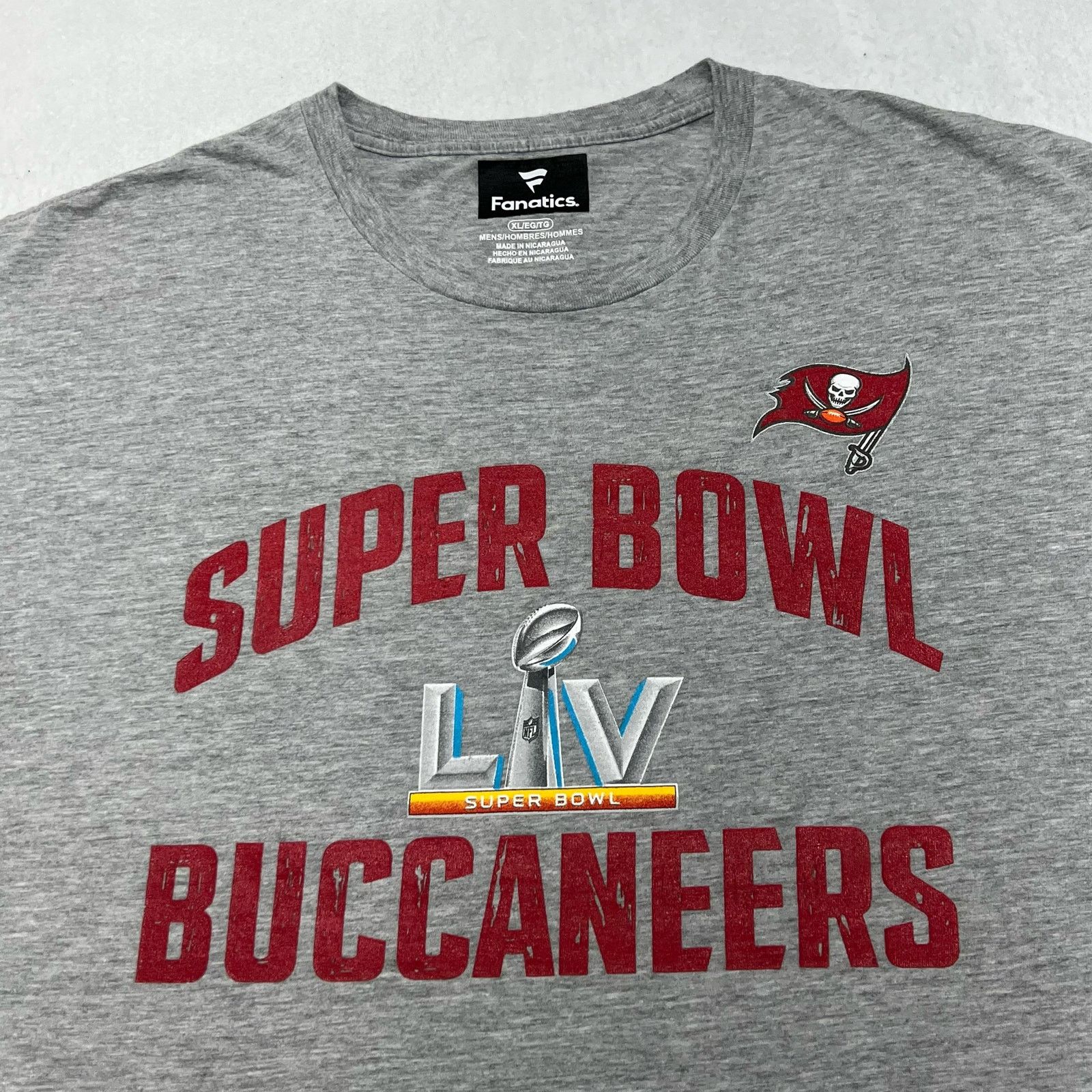 NFL Tampa Bay Buccaneers Super Bowl LV Football Graphic T Shirt Size US XL / EU 56 / 4 - 2 Thumbnail