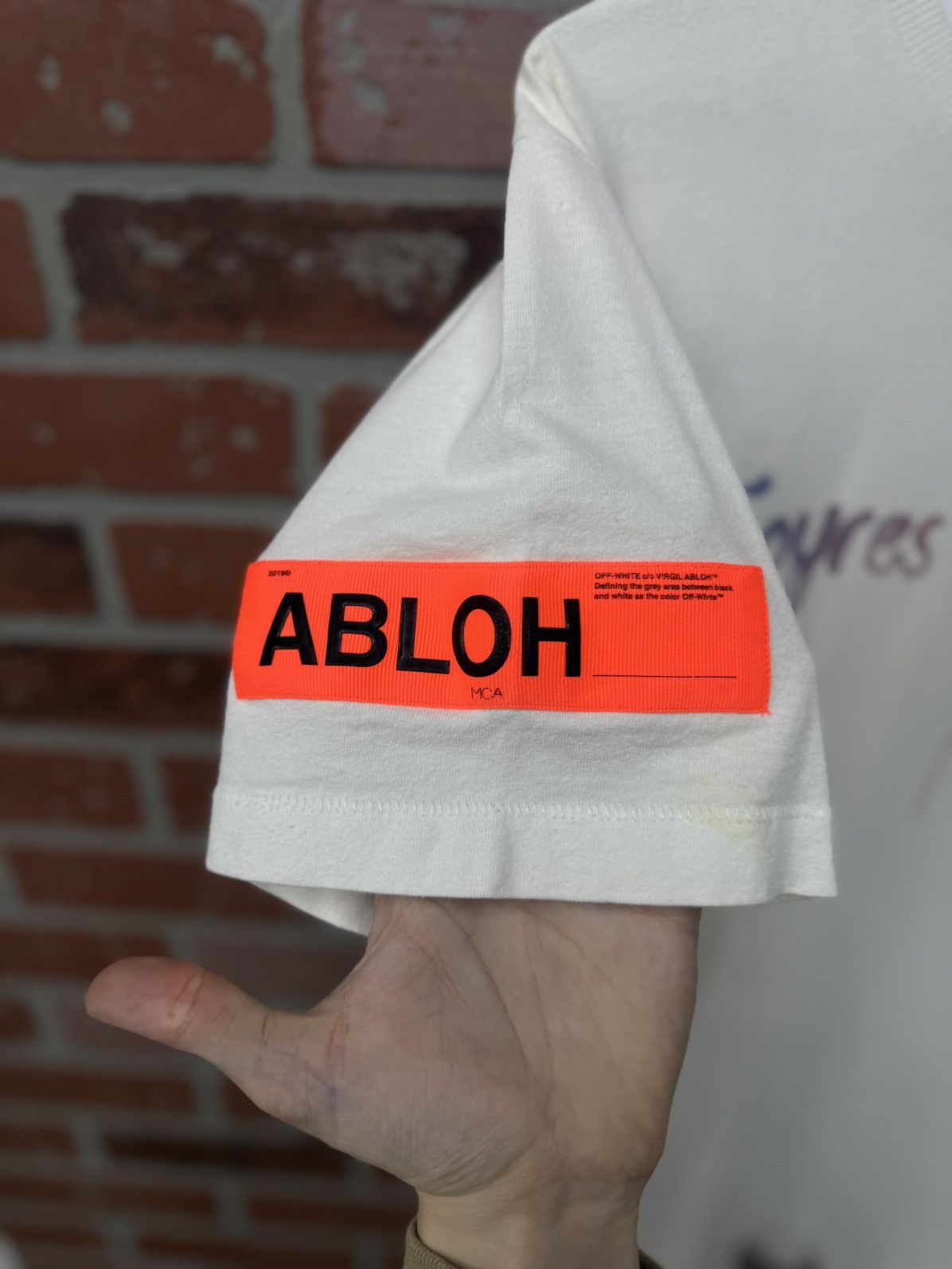 Off-White Off White Virgil Abloh Tee Shirt Size M White 🧼 Size US M / EU 48-50 / 2 - 8 Thumbnail