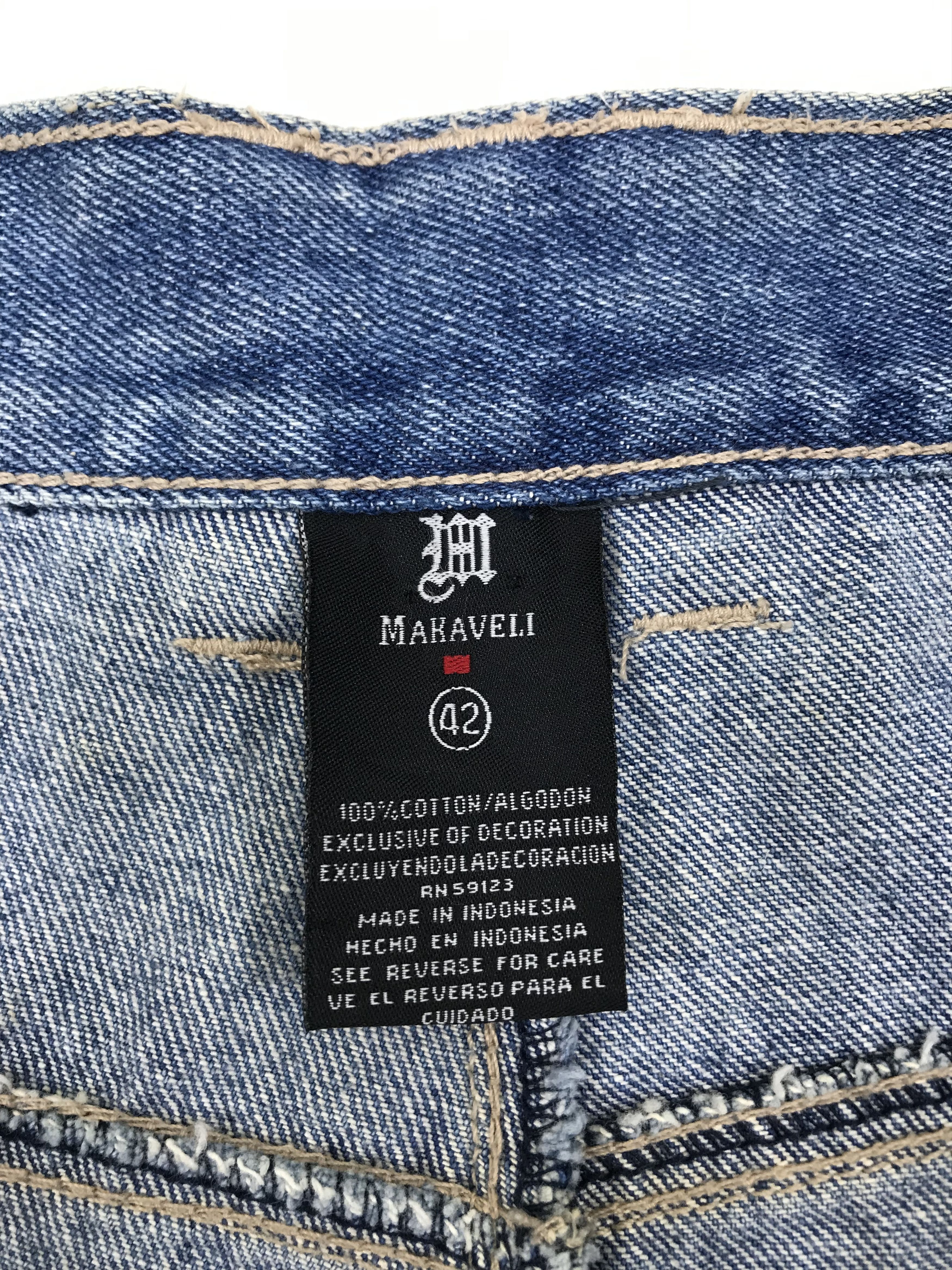 Makaveli Vintage Makaveli Tupac Shakur Portrait Patched Baggy Jeans Size US 42 / EU 58 - 16 Thumbnail