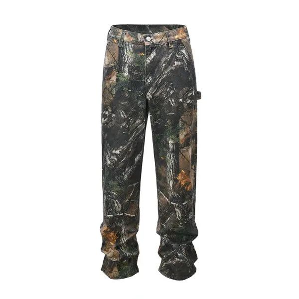 Japanese Brand VIBE High Street fake camouflage leaf print baggy jeans Size US 30 / EU 46 - 5 Thumbnail