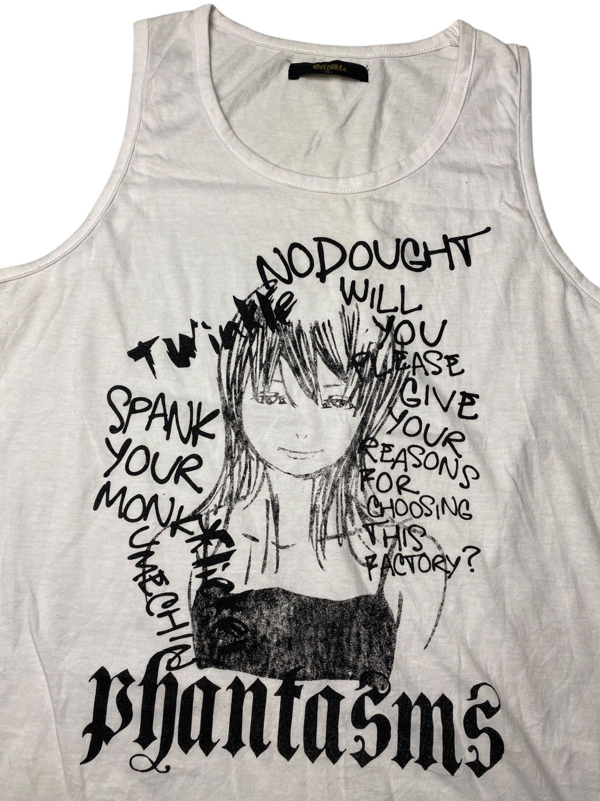 Hysteric Glamour × If Six Was Nine × Japanese Brand 2000's Beleone Punk Girl Phantasm Tanktop Size US S / EU 44-46 / 1 - 2 Thumbnail