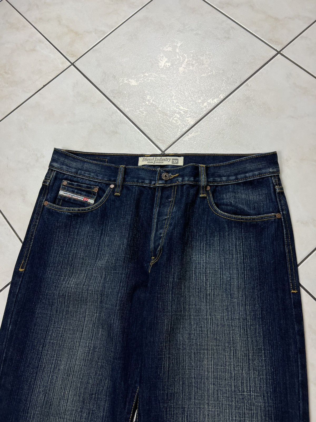 Diesel Vintage Diesel Roody raw navy distressed denim y2k jeans Size US 38 / EU 54 - 3 Thumbnail