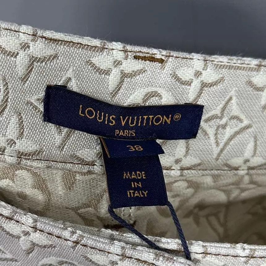 Louis Vuitton Louis Vuitton Monogram All Over Denim Short Size 38 Size 27" / US 4 / IT 40 - 4 Thumbnail
