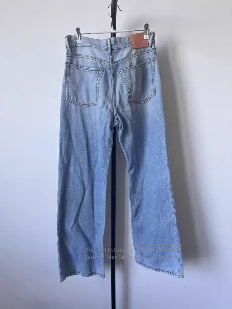 Acne Studios Acne Studios Cleanfit Flared Loose Washed Cotton Zipper Mi Size US 32 / EU 48 - 2 Thumbnail