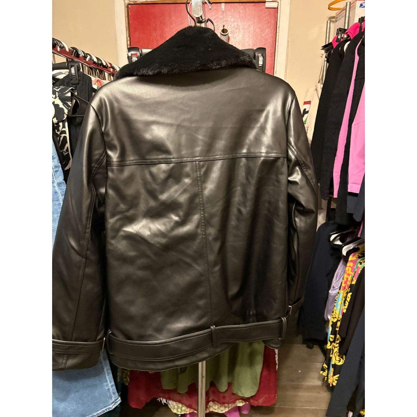 Other The Drop Cavalla Vegan Leather Moto Jacket Black S Size S / US 4 / IT 40 - 7 Thumbnail