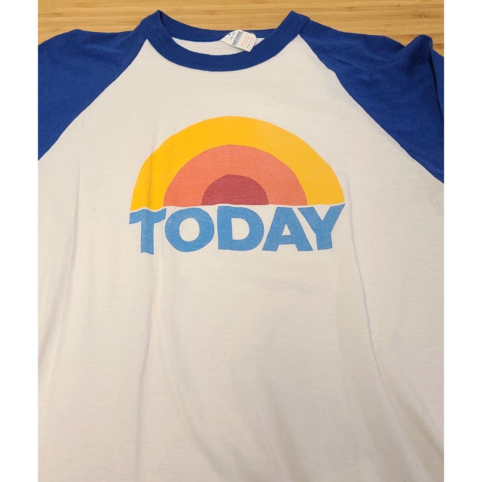 Logo 7 VINTAGE NBC TODAY SHOW Logo Graphic T Shirt Adult Medium Unisex White Size US M / EU 48-50 / 2 - 2 Thumbnail