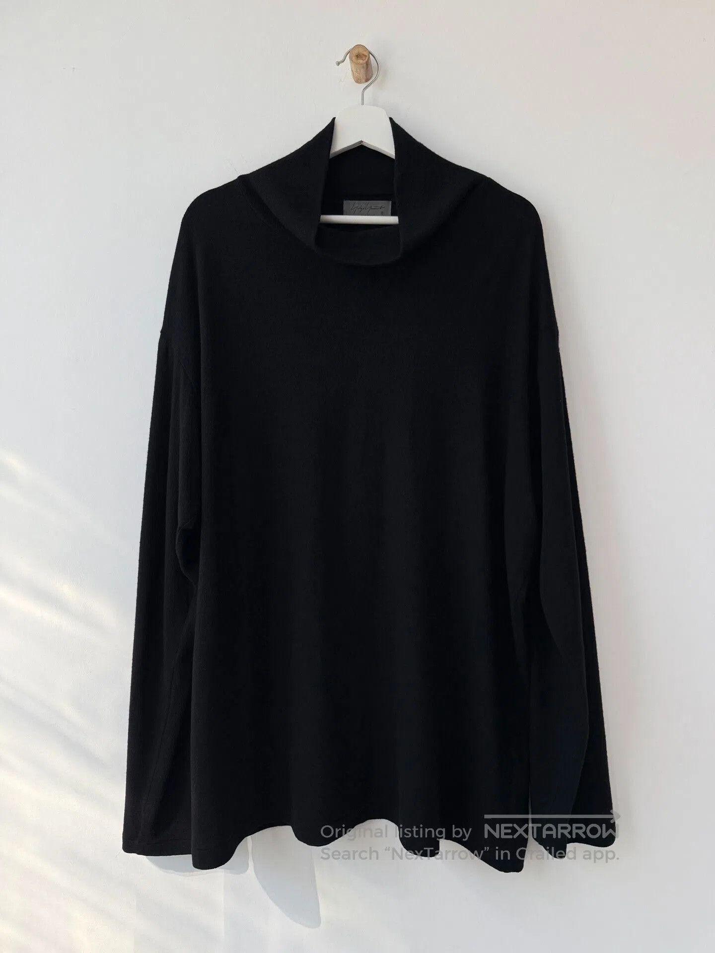 Yohji Yamamoto black wool turtleneck top by yohji yamamoto. Size US XXL / EU 58 / 5 - 1 Thumbnail