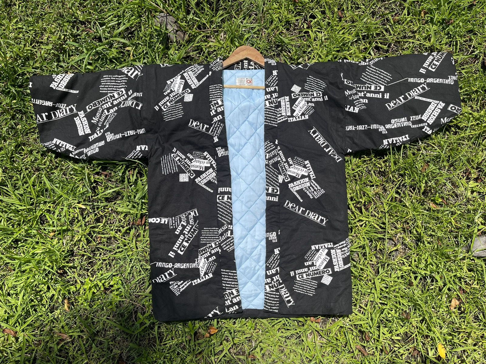Japanese Brand X-MERIC “FANTAISIE CITY” Graphic Padded Jacket – Bold Black Size US L / EU 52-54 / 3 - 1 Thumbnail