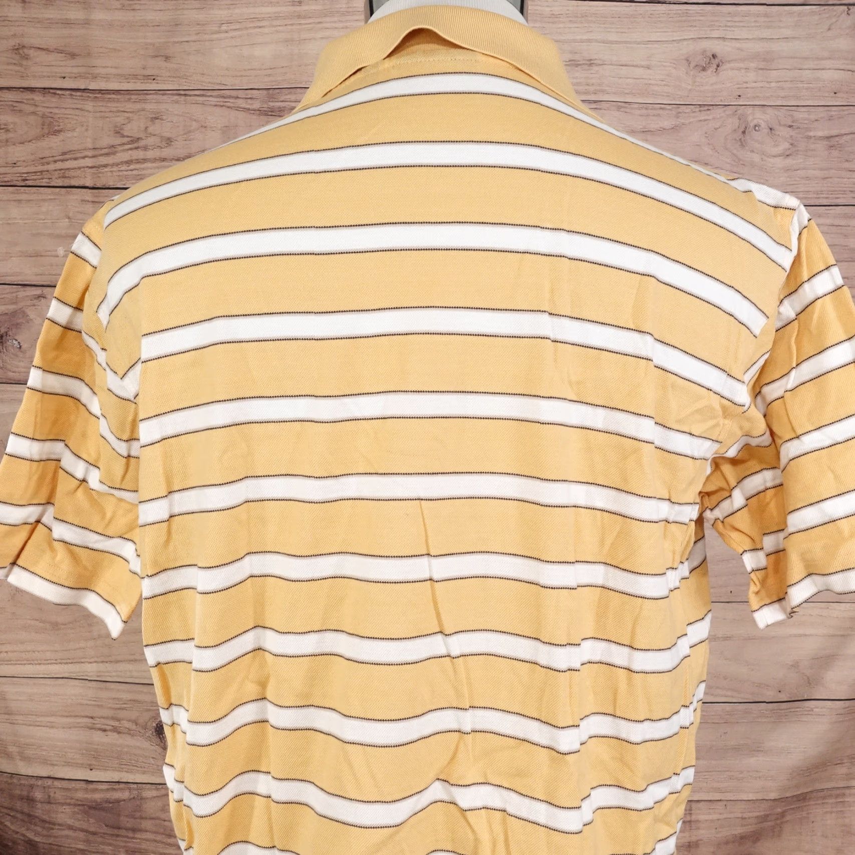 Vintage Vintage Bobby Jones Men's Short Sleeve Striped 100% Cotton Golf Polo Shirt M Orange Size US M / EU 48-50 / 2 - 5 Thumbnail