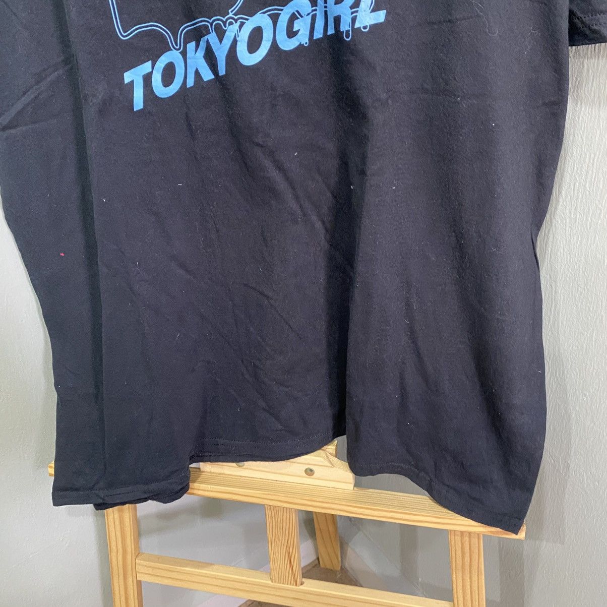 Japanese Brand Vintage Tokyo Girl Anime Graphic Tee Black Light Blue Size US XXL / EU 58 / 5 - 4 Thumbnail