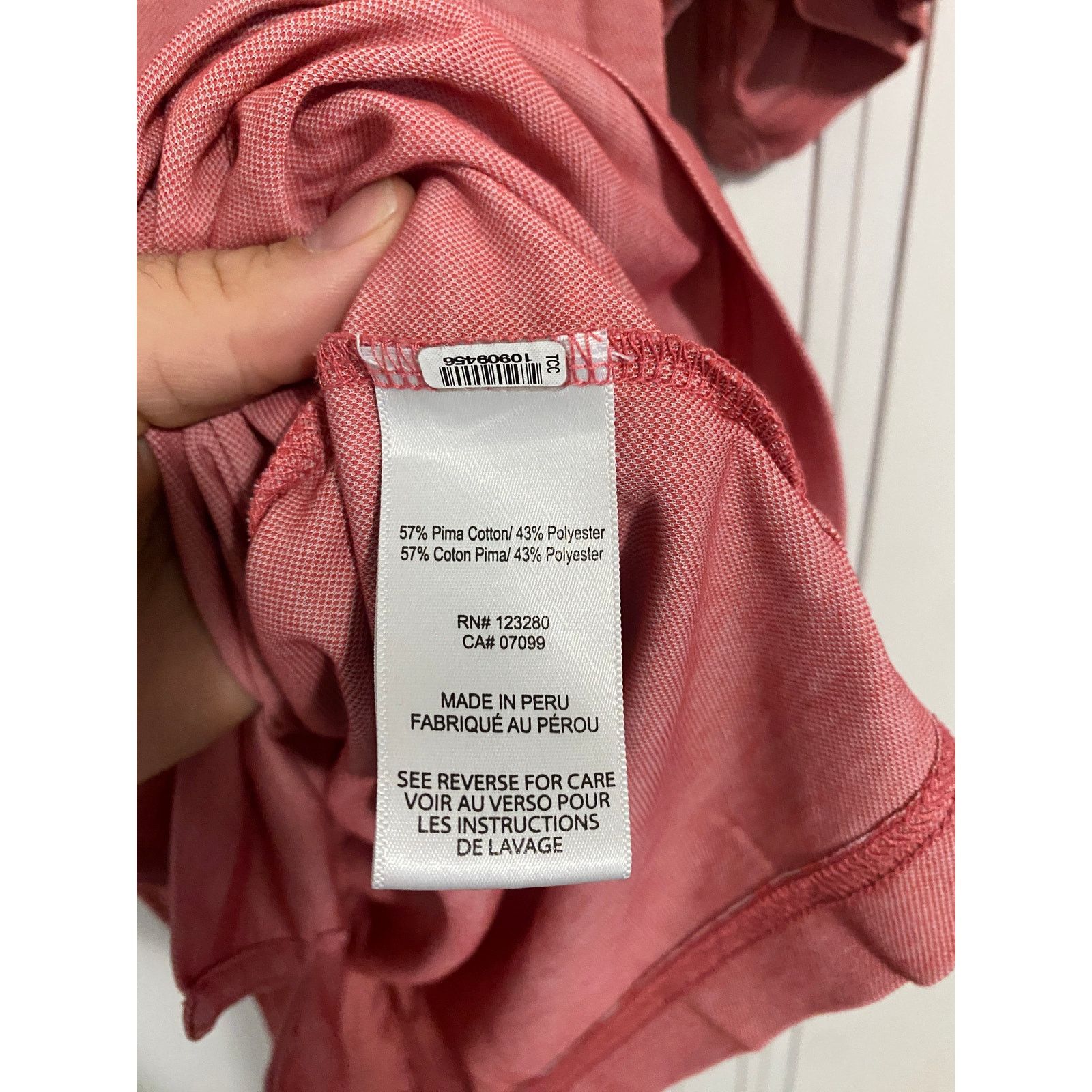 TravisMathew TravisMathew Light/ Dusty Red Golf Polo Men's Size Large Size US L / EU 52-54 / 3 - 5 Thumbnail