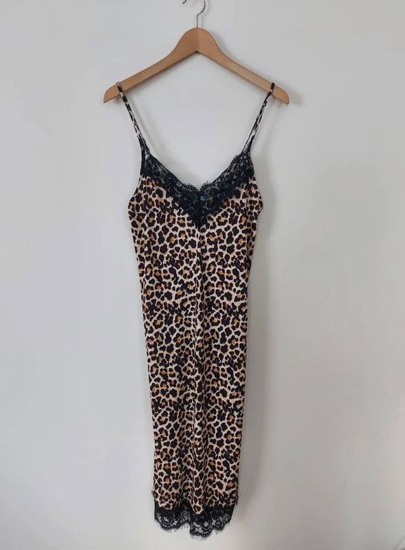 Zara Zara leopard print slip dress S Size S / US 4 / IT 40 - 4 Thumbnail