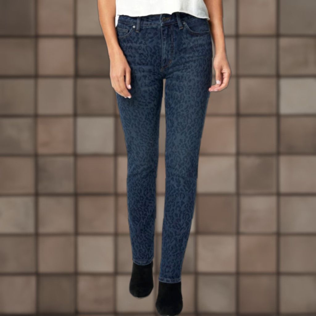 Vintage Joe's Jeans Womens Cheetah The Milla Slim Straight Jeans-Size 26 (NWT) Size 26" / US 2 / IT 38 - 1 Thumbnail