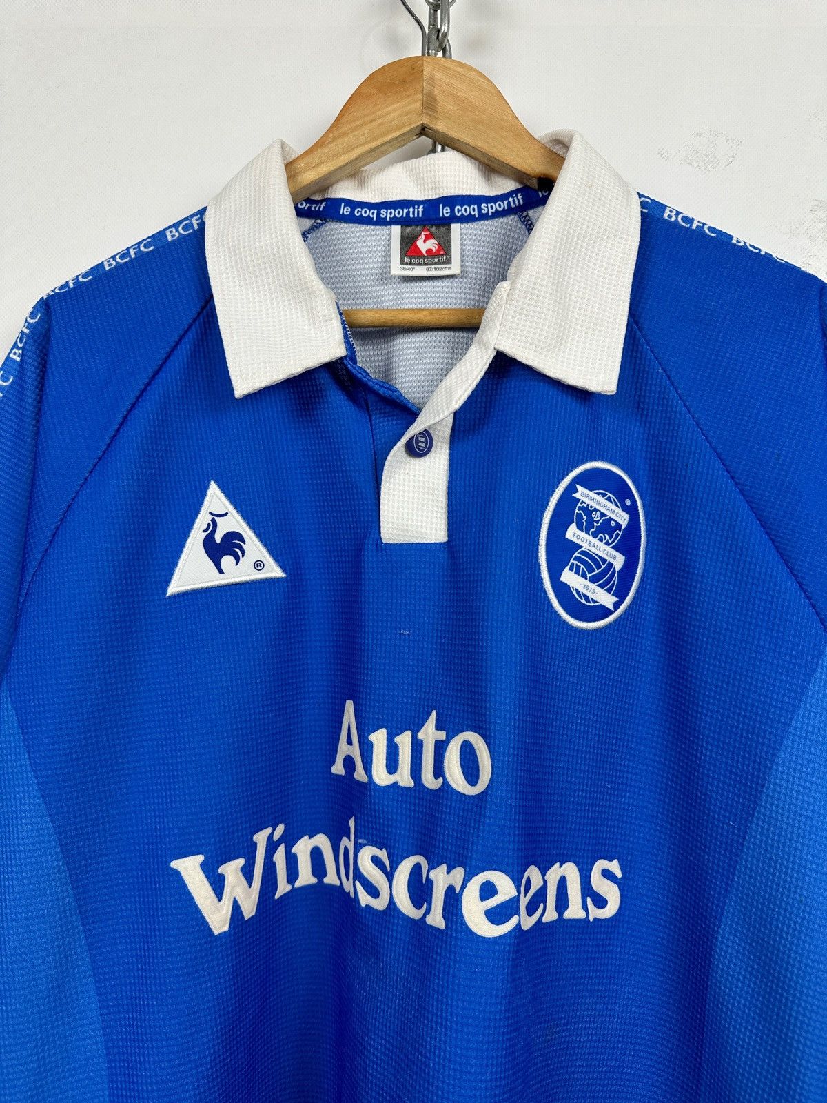 Le Coq Sportif 1998/99 Le Coq Sportif Birmingham City Vintage Soccer Jersey Size US L / EU 52-54 / 3 - 7 Thumbnail