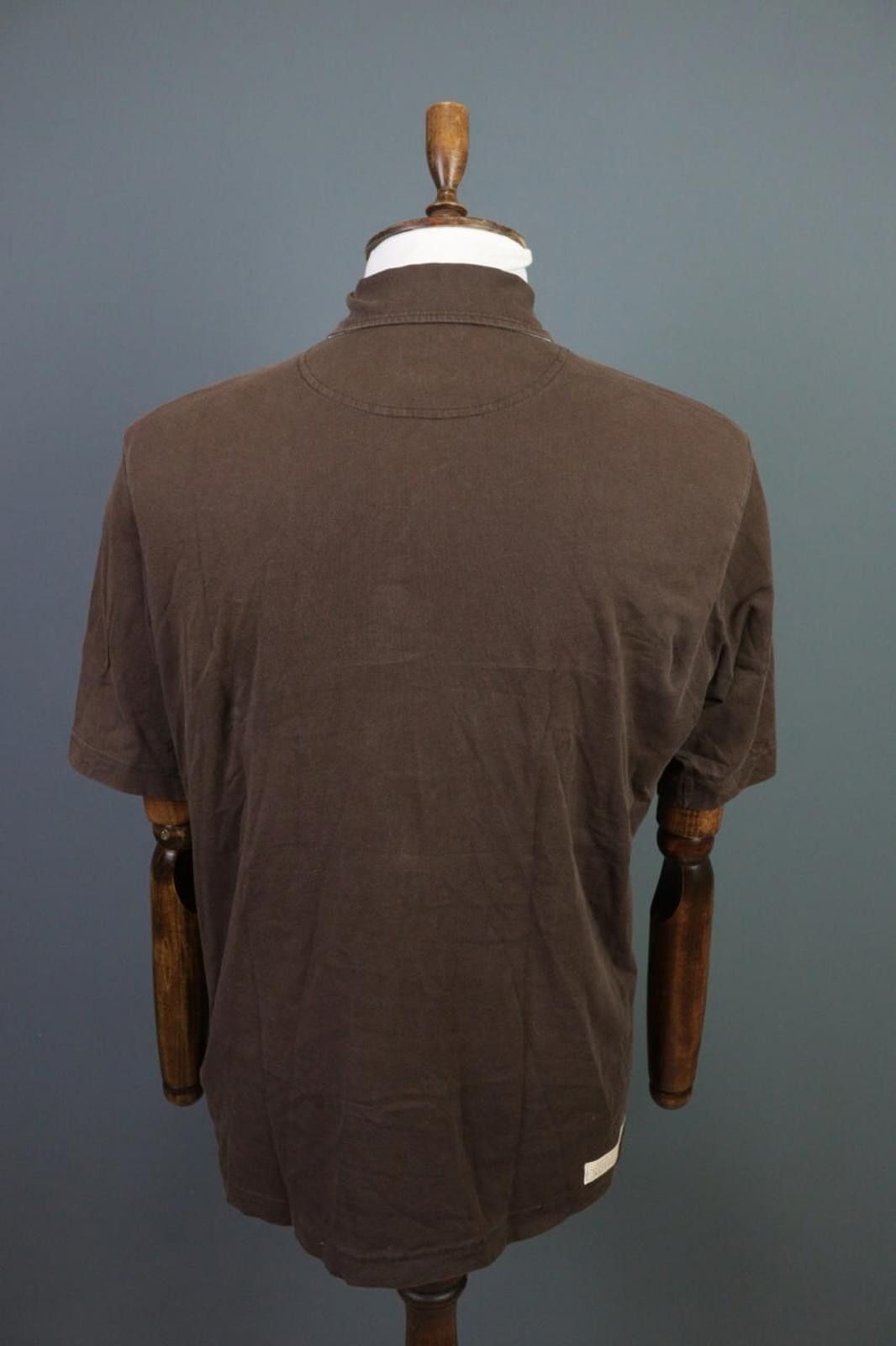 La Martina La Martina Brown Short Sleeve Polo Shirt Size XL Size US XL / EU 56 / 4 - 7 Thumbnail