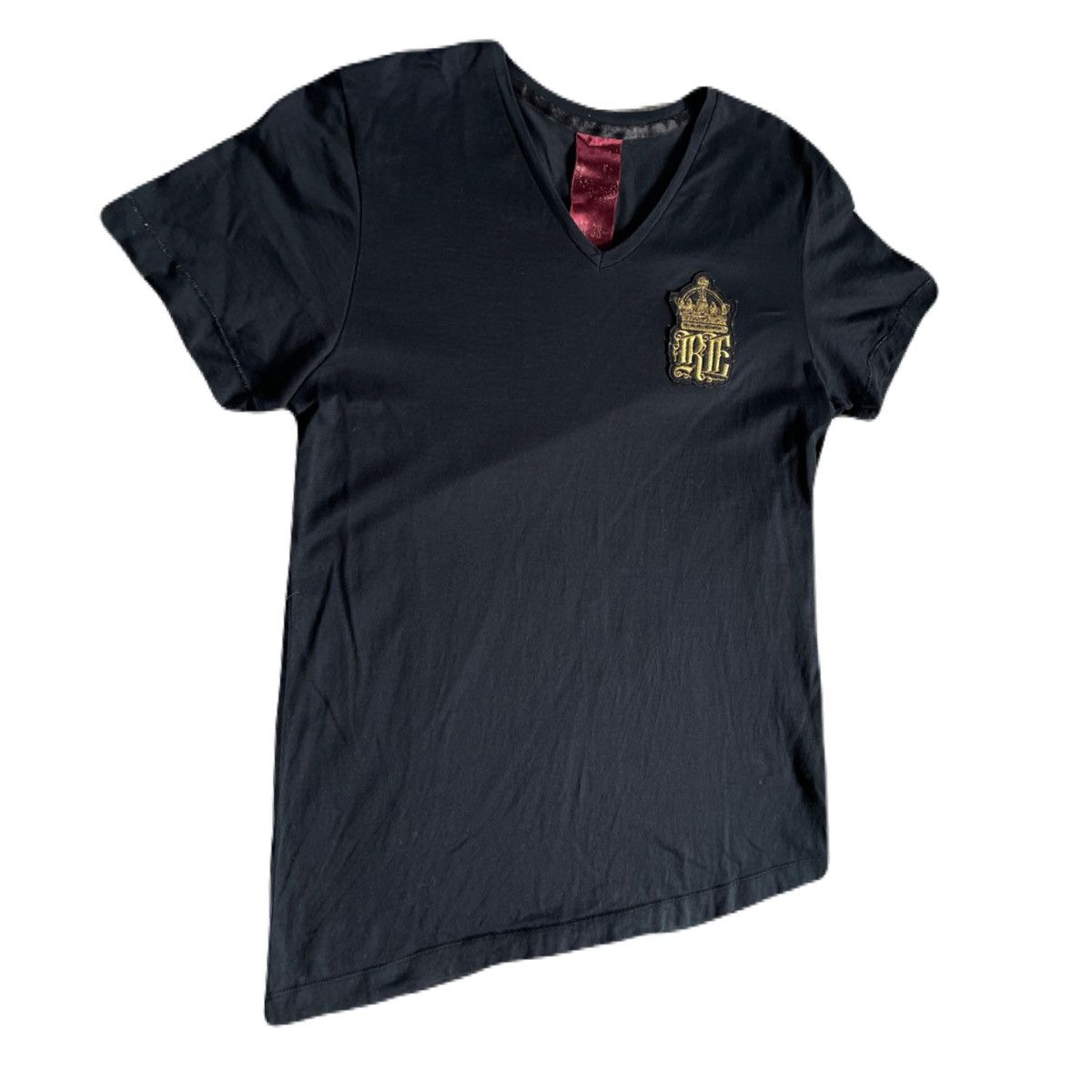If Six Was Nine 2000s Japanese archive Vkei Gothic Emblem Patch Slim-Fit Tee Size US S / EU 44-46 / 1 - 3 Thumbnail