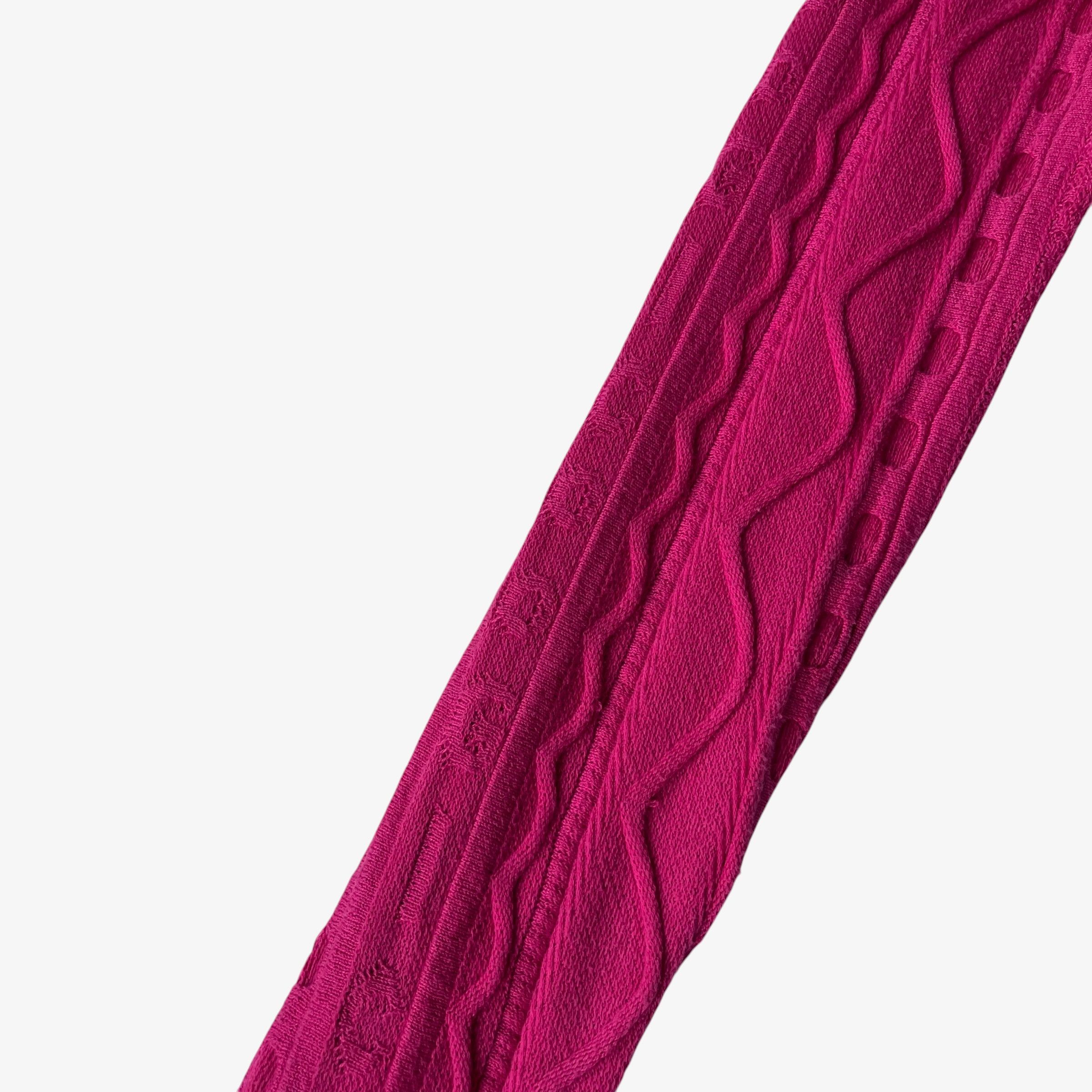 Coogi Vintage Y2K Women's Coogi 3D Textured Knit Pink Cardigan Size M / US 6-8 / IT 42-44 - 8 Thumbnail