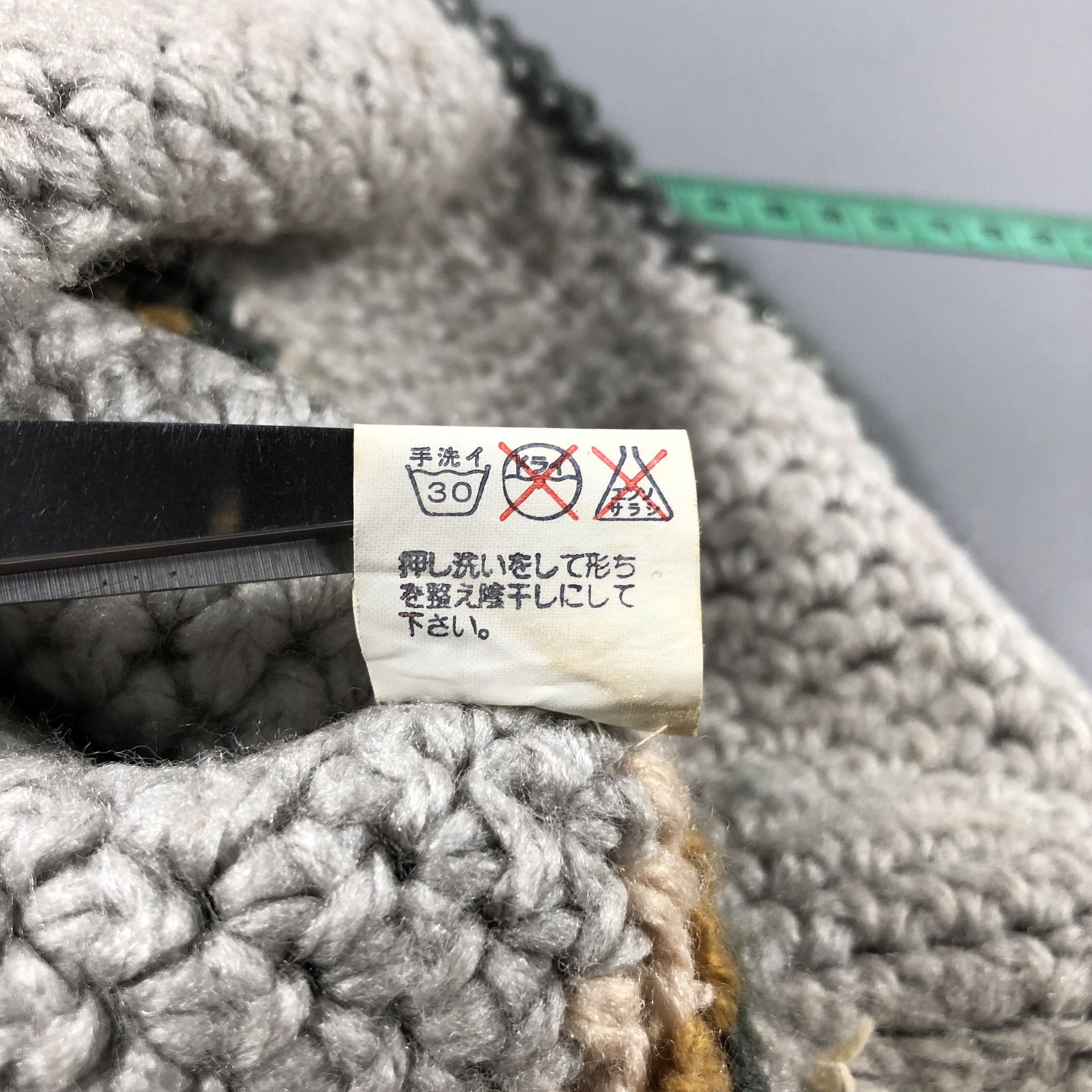 Japanese Brand Unknown Knit Bucket Hat Beanie Snowcap Snow Hat B985 Size ONE SIZE - 5 Thumbnail