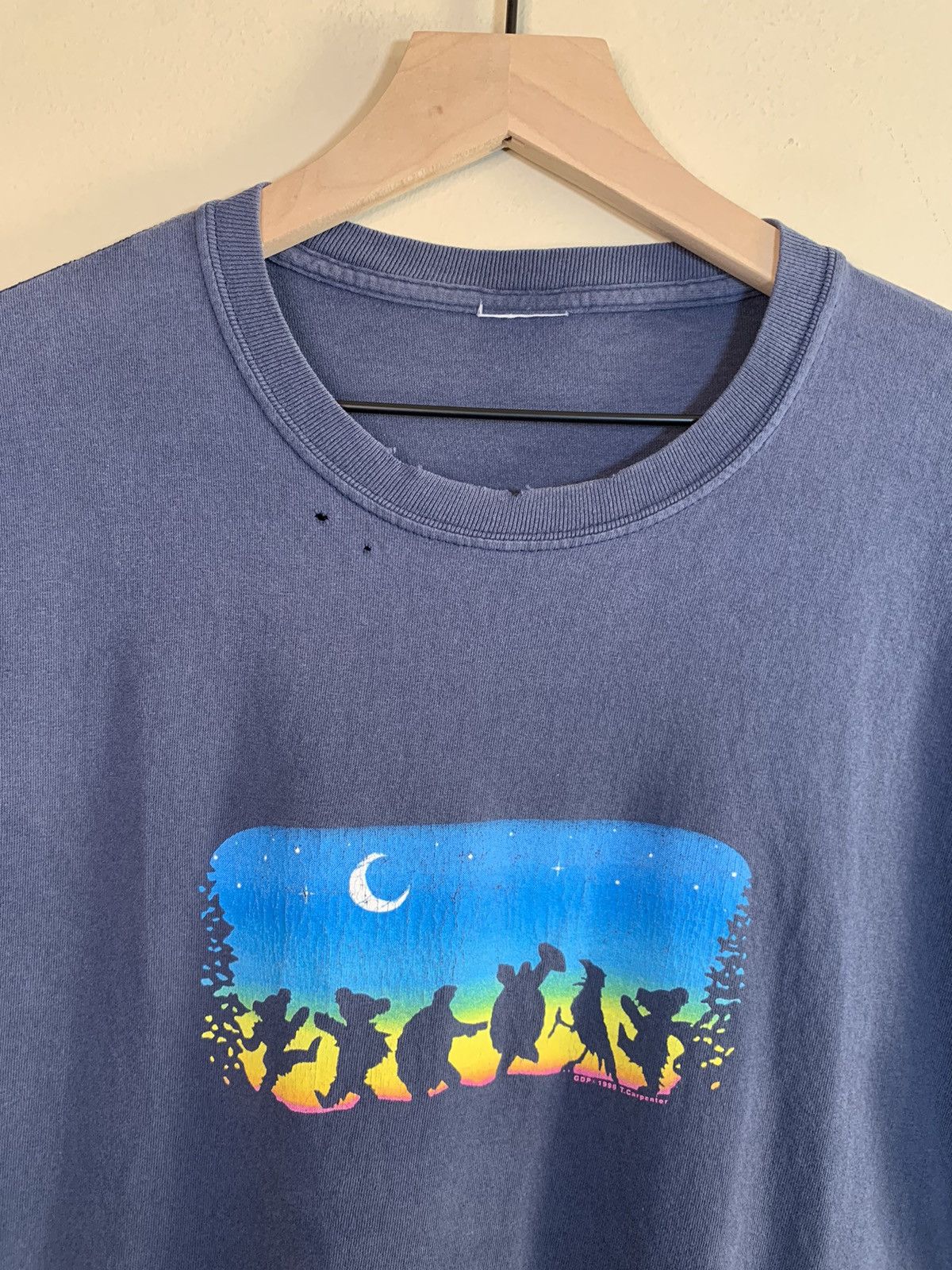 Band Tees × Grateful Dead × Vintage RARE Vintage 1996 Grateful Dead Moondance Faded Band T-Shirt Size US M / EU 48-50 / 2 - 3 Thumbnail