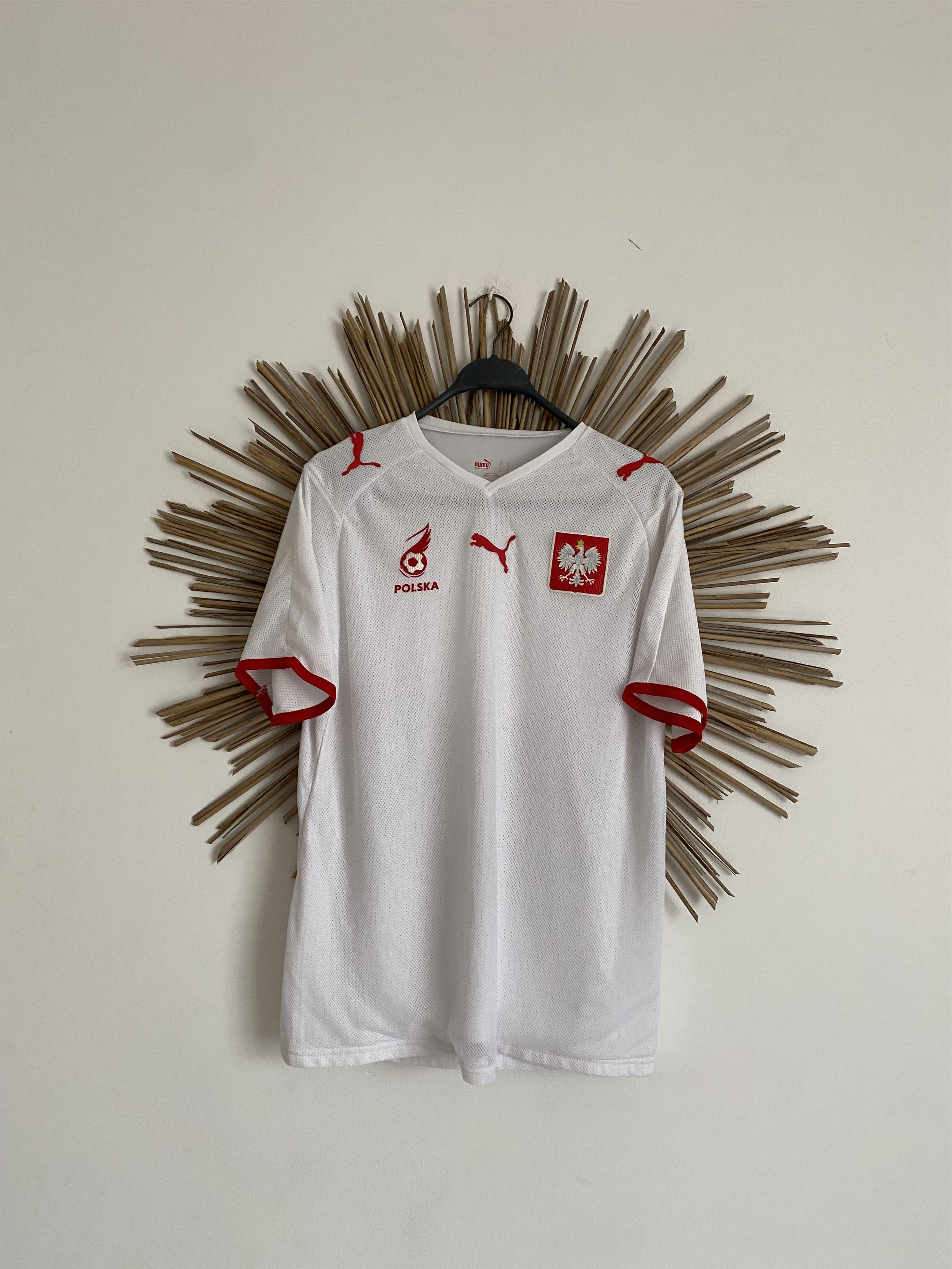 Puma Poland 2008 2009 Puma Polska home football soccer jersey Size US M / EU 48-50 / 2 - 1 Thumbnail