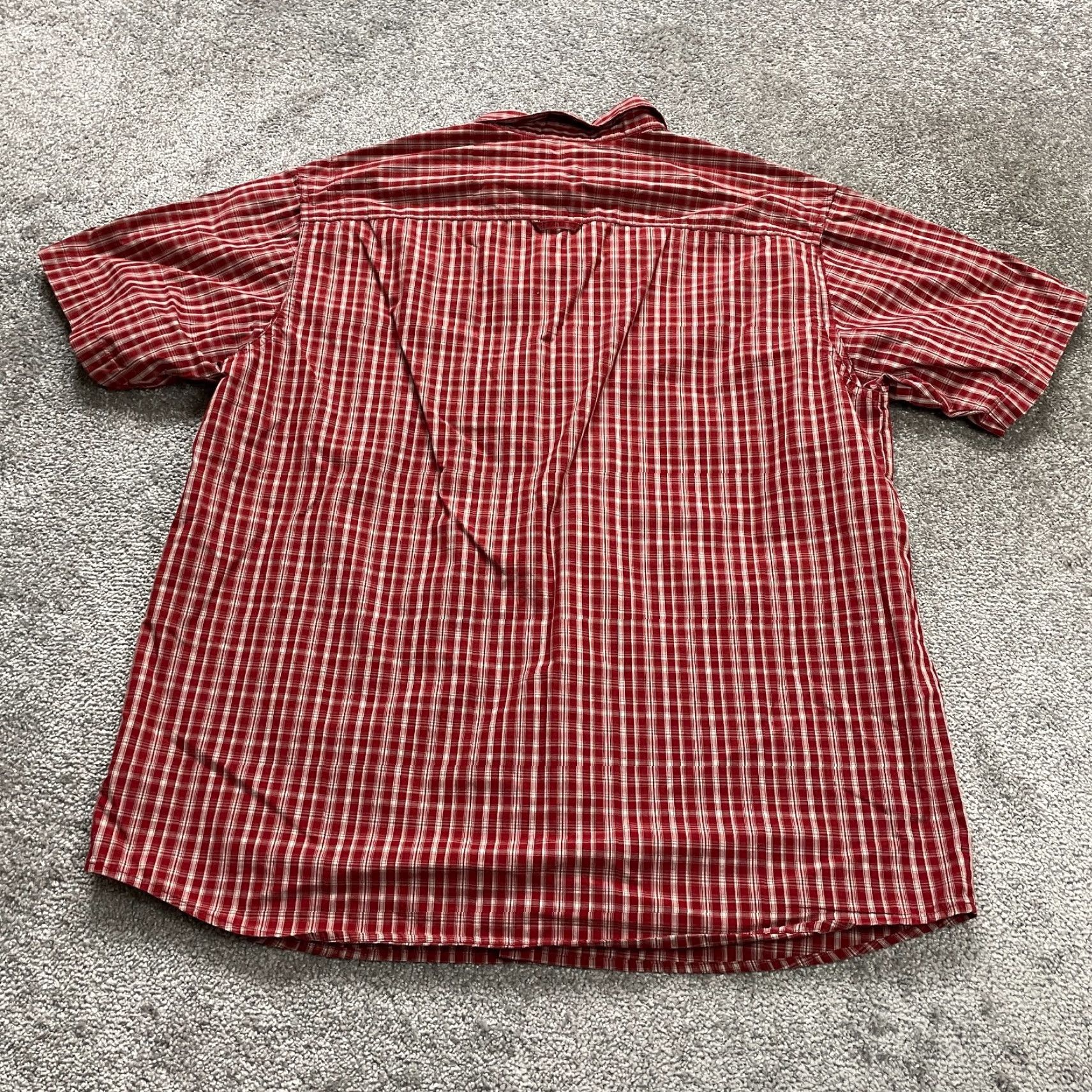 Vintage Columbia Omni Shade Shirt Mens Large Red Plaid Button-Down Short Sleeve Casual Size US L / EU 52-54 / 3 - 2 Thumbnail