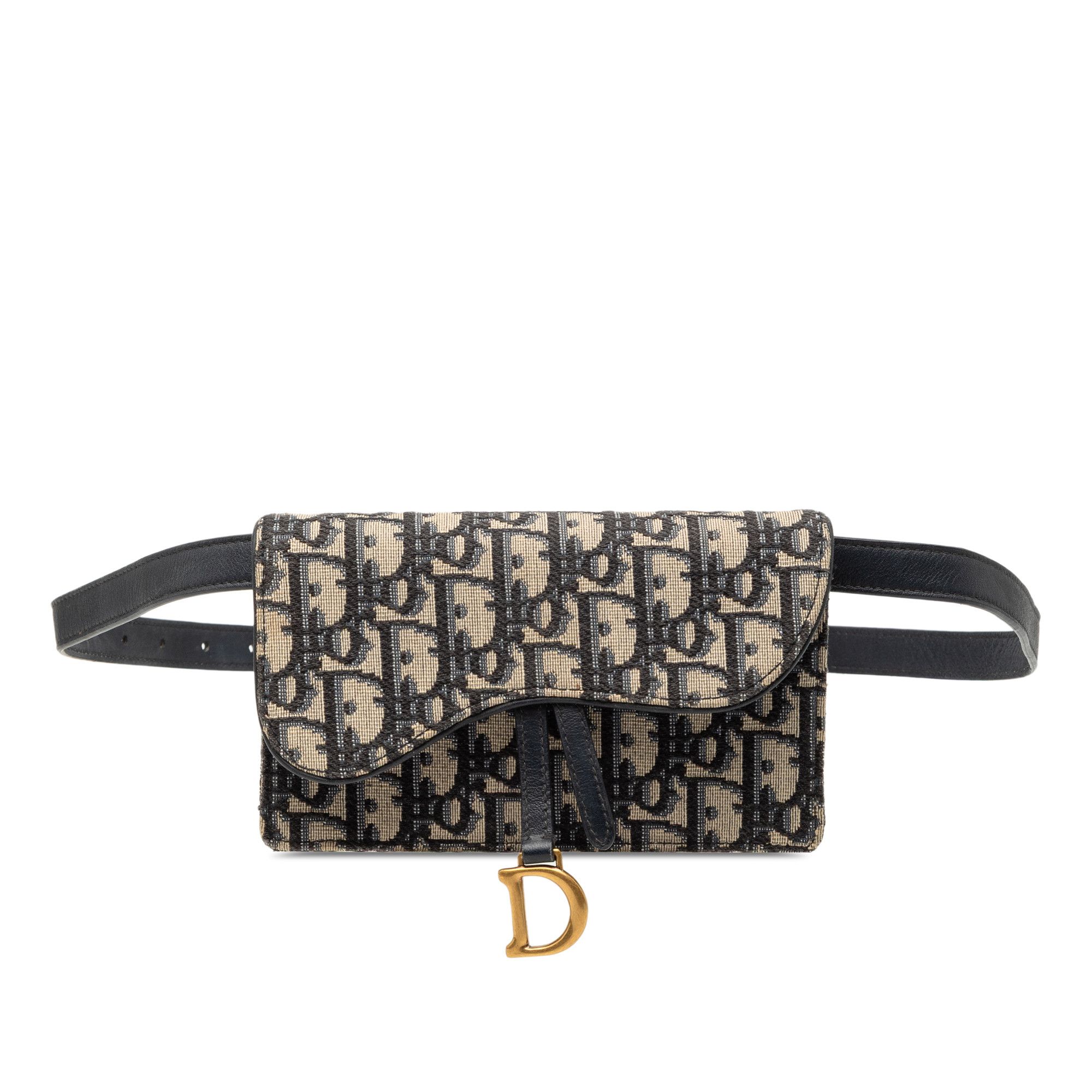 Dior Dior Oblique Canvas Saddle Belt Bag Size ONE SIZE - 1 Thumbnail