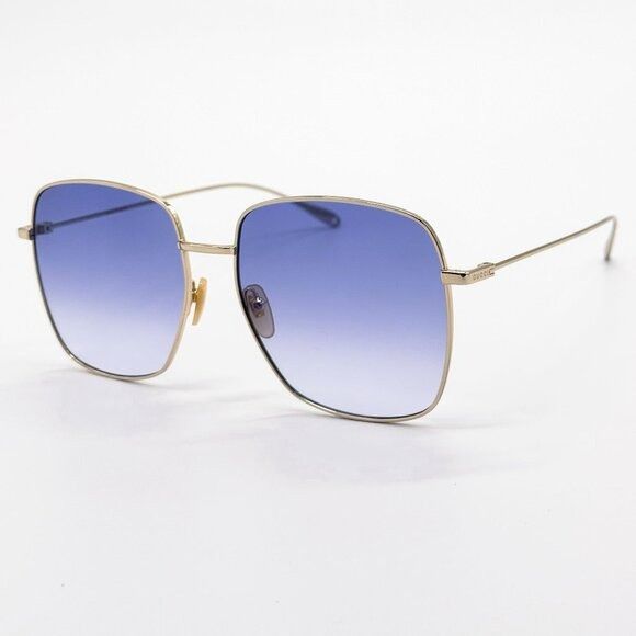 Gucci NEW GUCCI SUNGLASSES GG1031S 004 GOLD/BLUE WOMEN EYEWEAR Size ONE SIZE - 4 Thumbnail