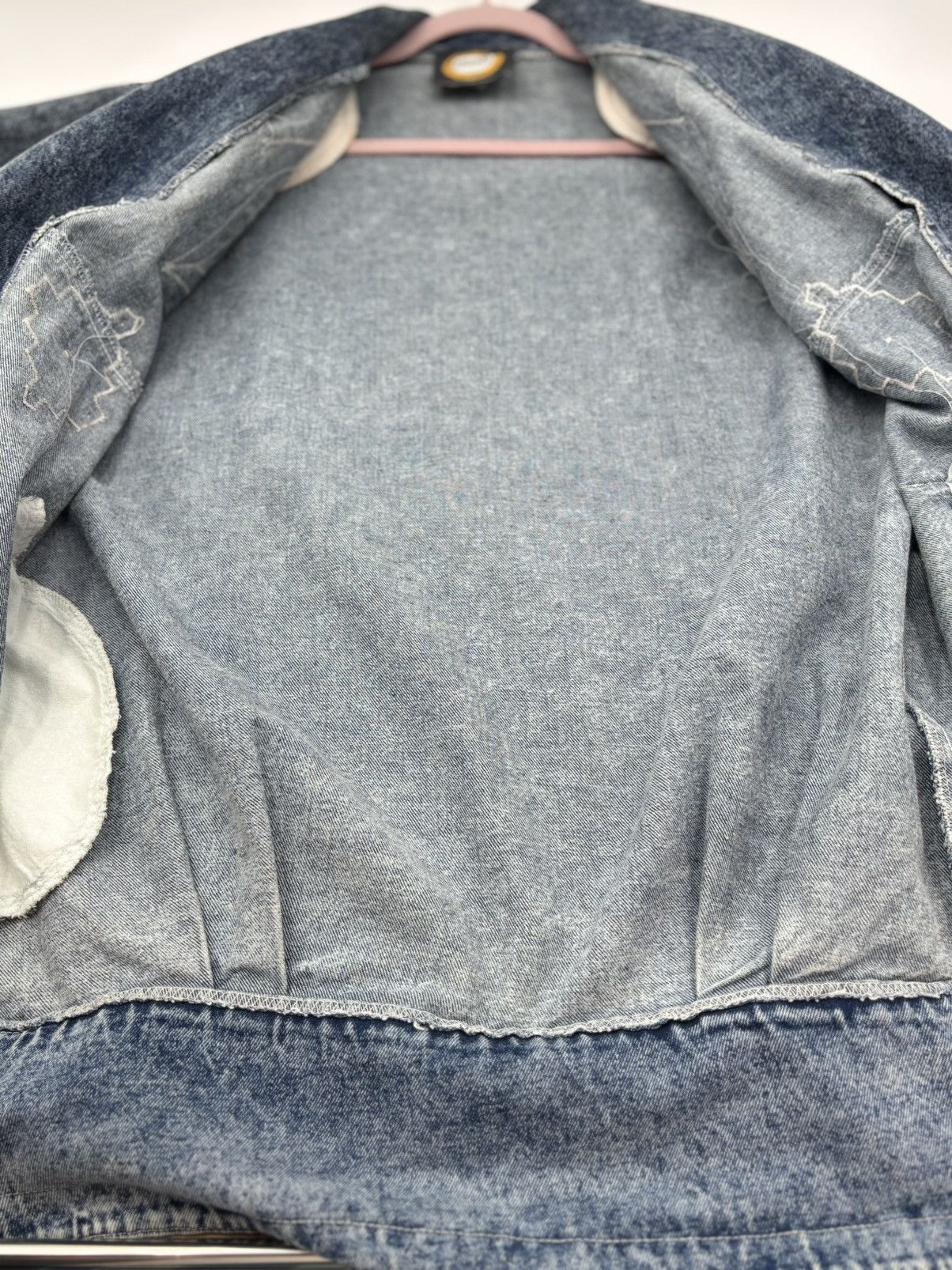 Vintage 1980s fringe denim statement jacket Size S / US 4 / IT 40 - 8 Thumbnail