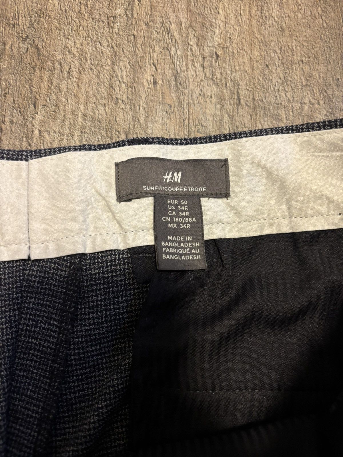 H&M H&M Cuffed Chino Dress Pants Pattern Size US 34 / EU 50 - 2 Thumbnail