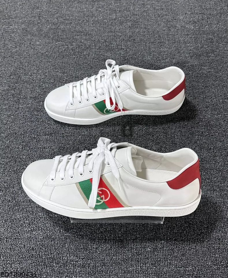 Gucci Double G Stripe White Sneakers by Gucci-2506 Size US 9 / EU 42 - 3 Thumbnail