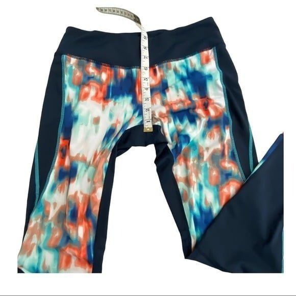 Other Zella adrenaline running tights leggings mesh tie dye MEDIUM Size 32" / US 10 / IT 46 - 10 Thumbnail