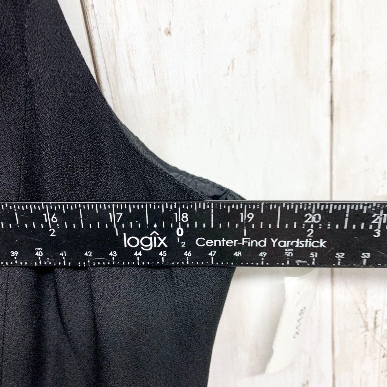 Evan Picone Evan-Picone Dress 12 Sleeve Button Front Maxi Black Business Size XL / US 12-14 / IT 48-50 - 8 Thumbnail
