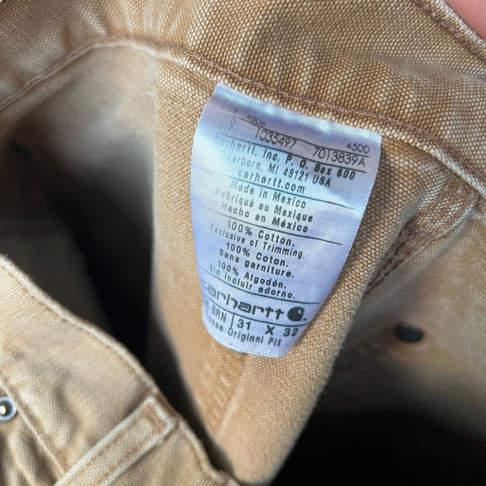Carhartt × Vintage Carhartt brown double knee work wear carpenter pants Size US 29 - 7 Thumbnail
