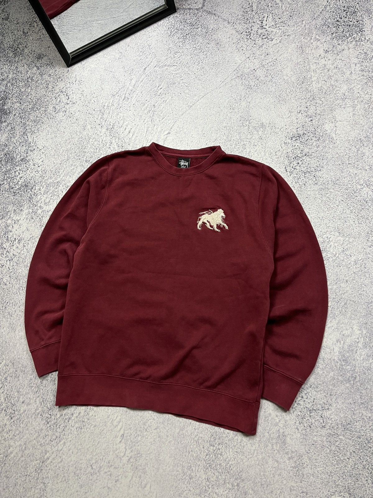 Japanese Brand Vintage Stussy Tiger Logo Sweatshirt 00’s Rare Boxy Hype Y2k Size US M / EU 48-50 / 2 - 3 Thumbnail