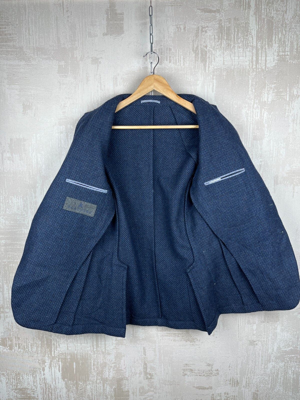 Designer SCALPERS Wool Blazer Jacket Size EUR 46 Navy Blue Size US S / EU 44-46 / 1 - 9 Thumbnail