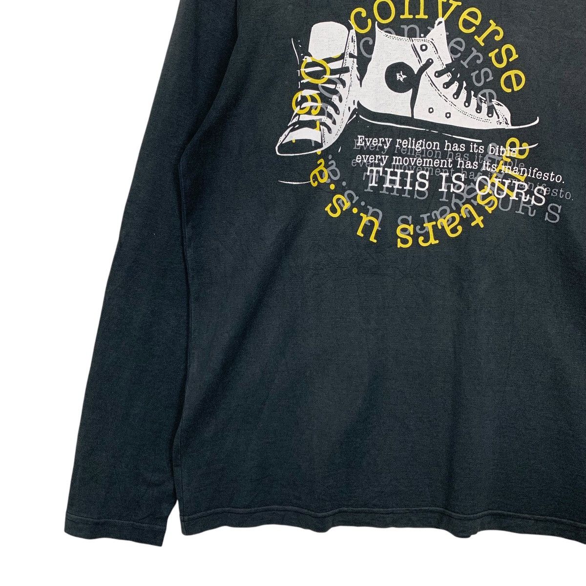 Converse CONVERSE Big Logo Graphic Long Sleeve Tees #2849-C128 Size US L / EU 52-54 / 3 - 6 Thumbnail