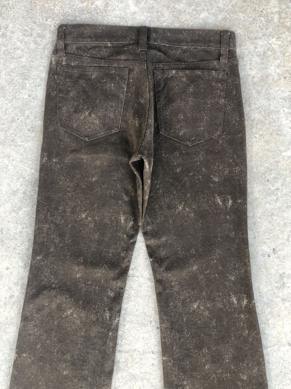 If Six Was Nine Nicole Club Flared Jeans Distressed Denim Size US 29 - 8 Thumbnail