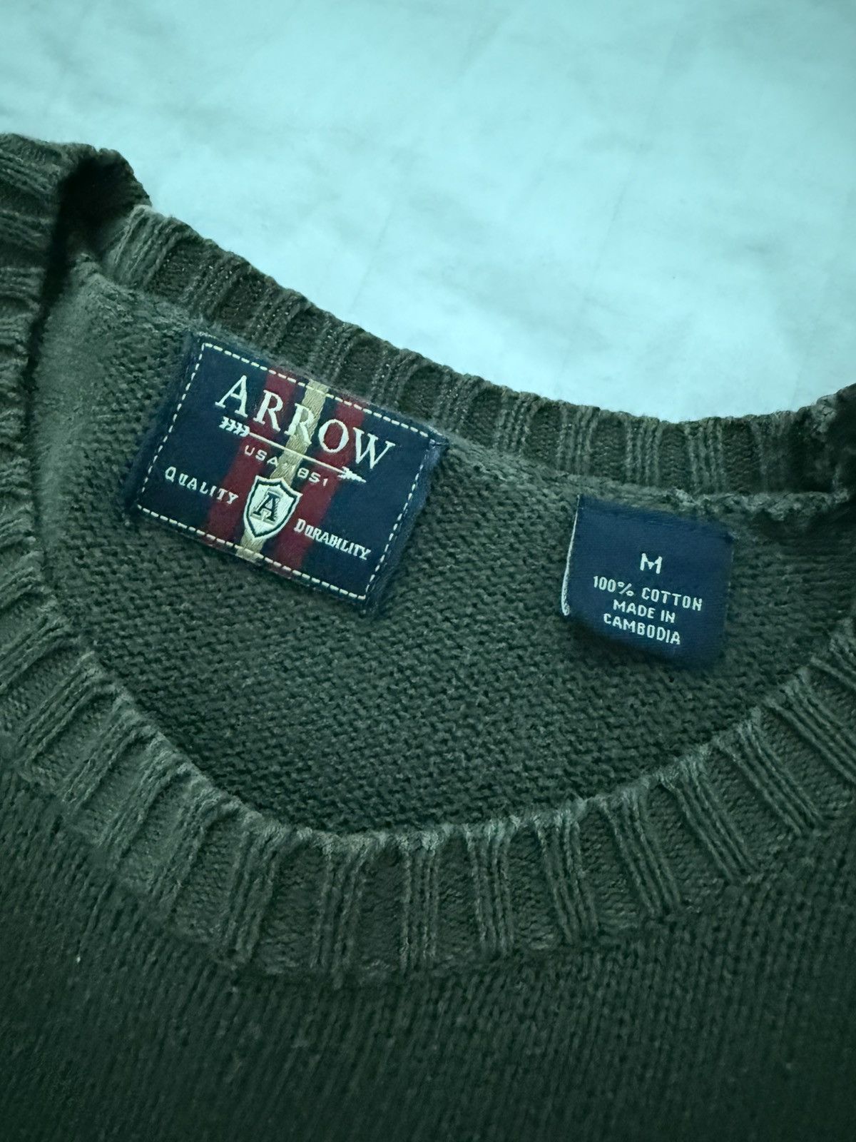 Arrow USED M ARROW FOREST GREEN SWEATSHIRT Size US M / EU 48-50 / 2 - 2 Thumbnail