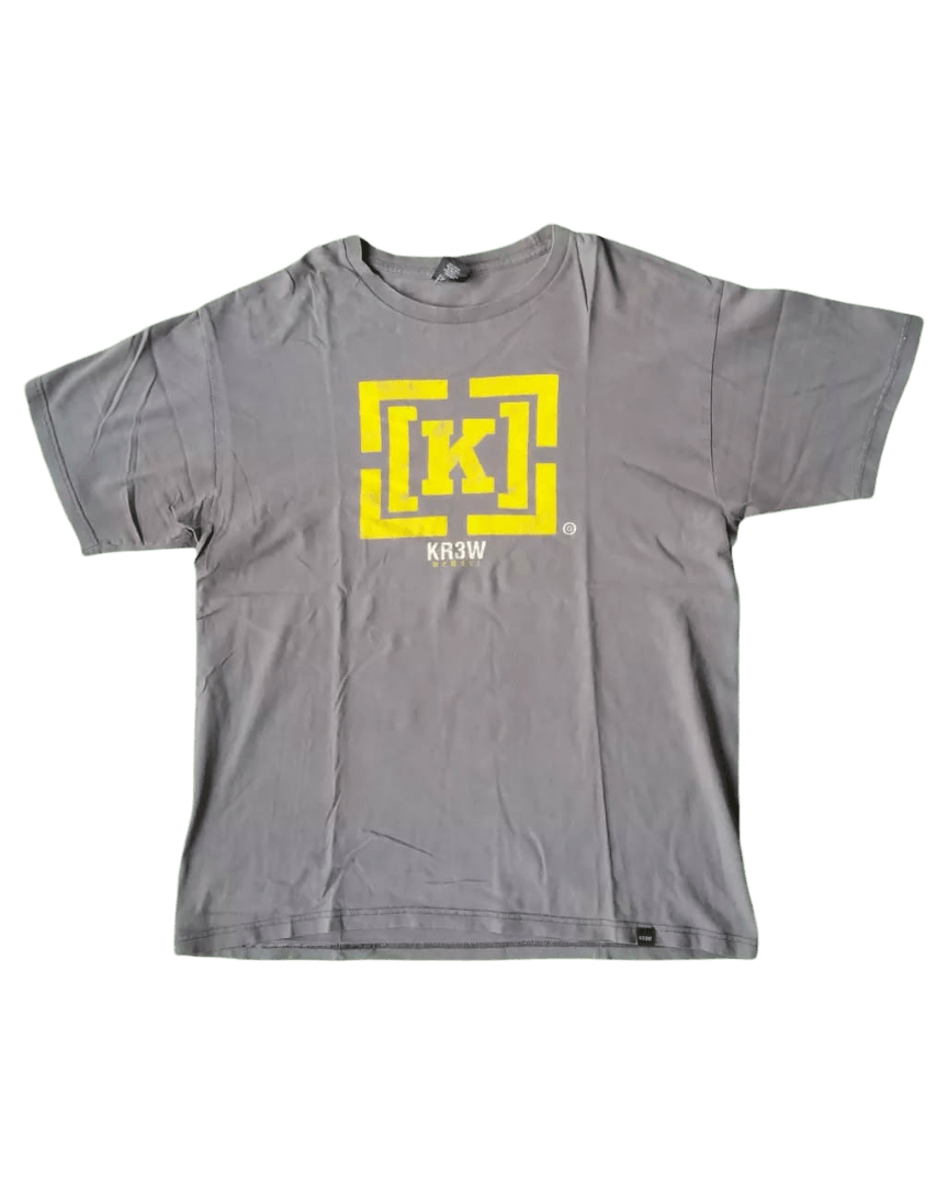 KREW KR3W Skateboards Logo Graphic Grey Tees Size US L / EU 52-54 / 3 - 1 Thumbnail