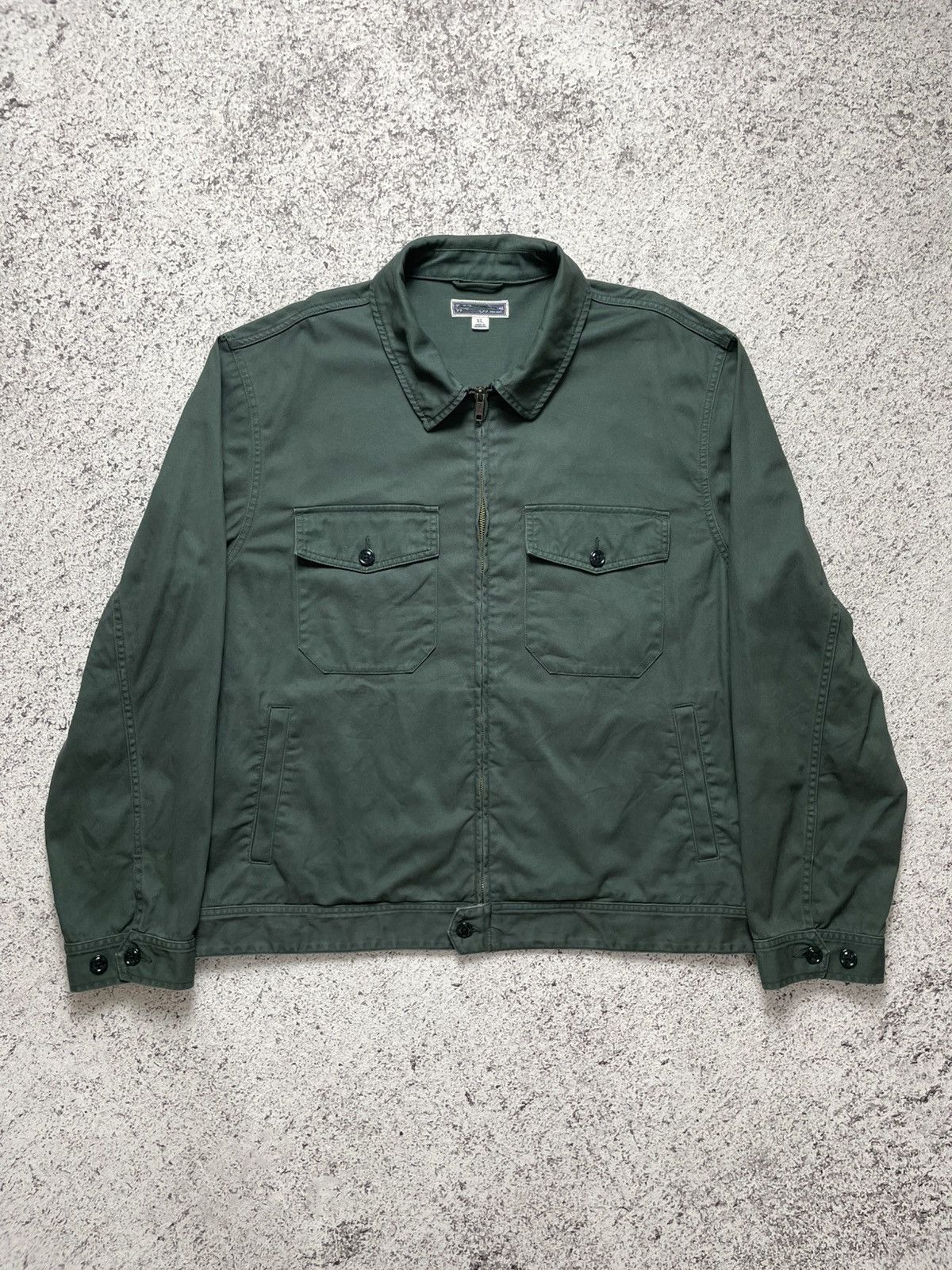 Wallace & Barnes Wallace and Barnes/J Crew 70s Mechanic Work Jacket Style USA Size US XL / EU 56 / 4 - 1 Thumbnail