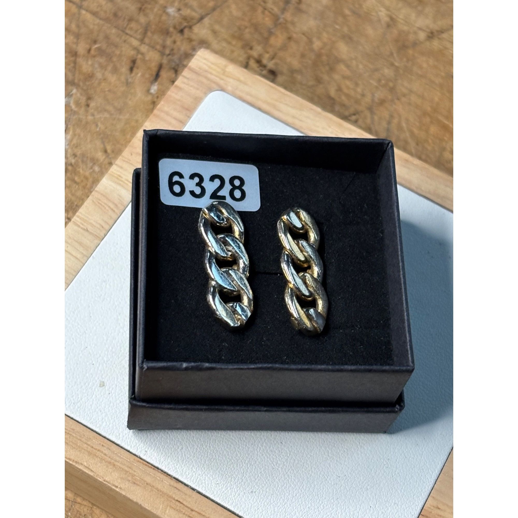 Other Gold-Tone Chain-Link Cufflinks For Men Size ONE SIZE - 2 Thumbnail
