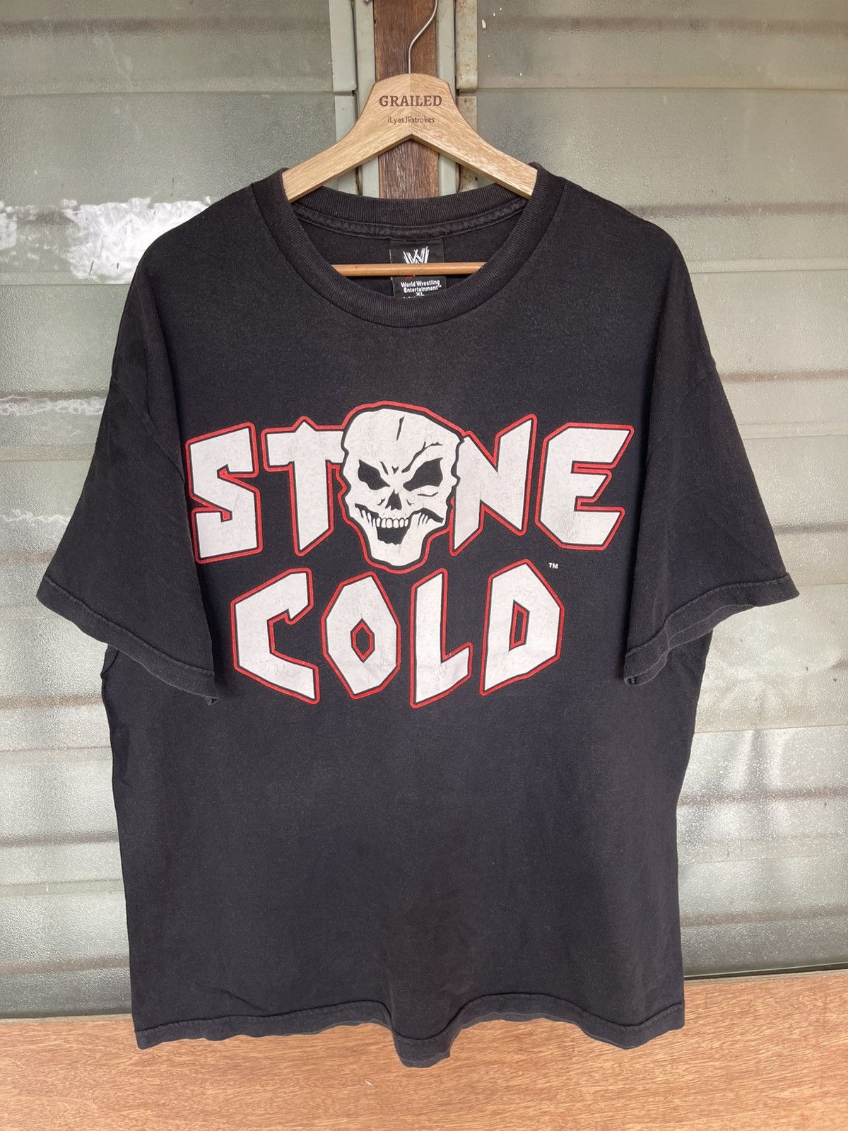 WWE Vintage Stone Cold Bullet Proof Shirt Tee Size US XL / EU 56 / 4 - 1 Thumbnail